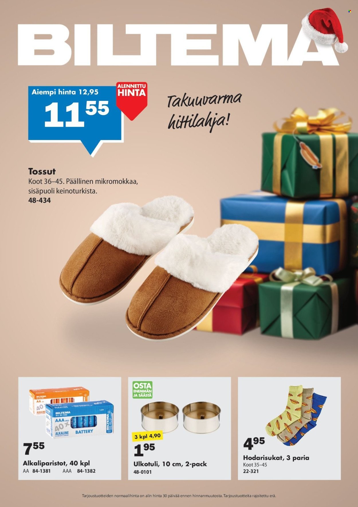 BILTEMA tarjoukset - Joulukuu 2025