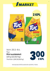 S-MARKET tarjoukset - Tuc