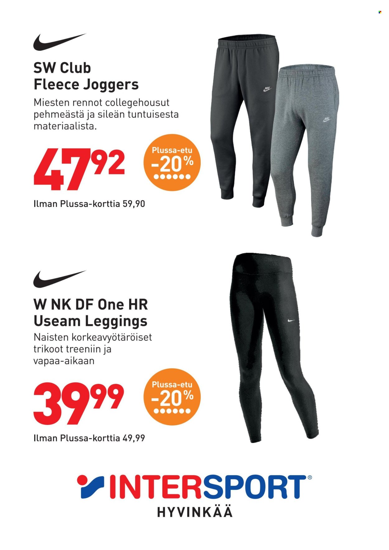 INTERSPORT tarjoukset - Plussapäivät