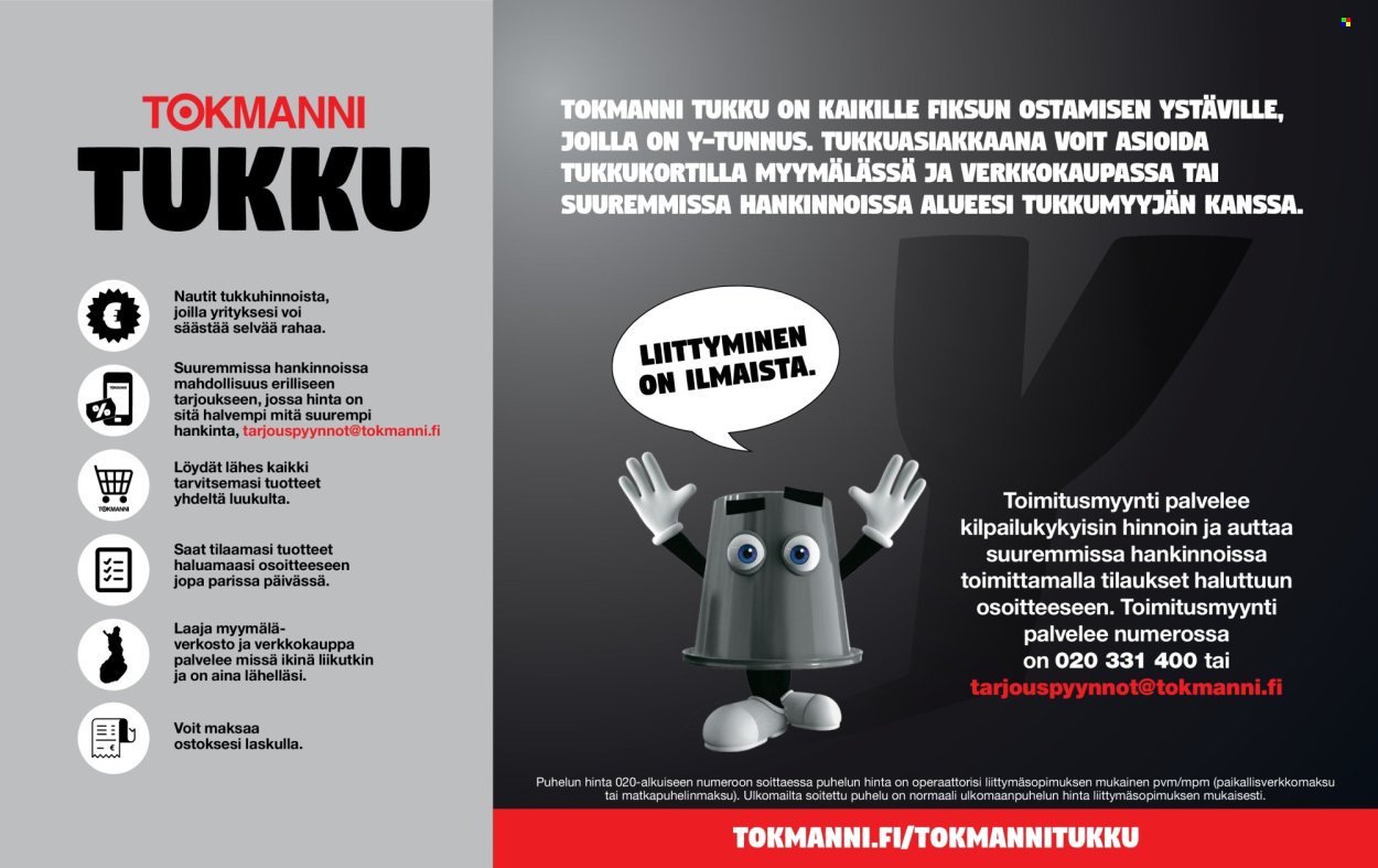 TOKMANNI tarjoukset - Erikoisliite