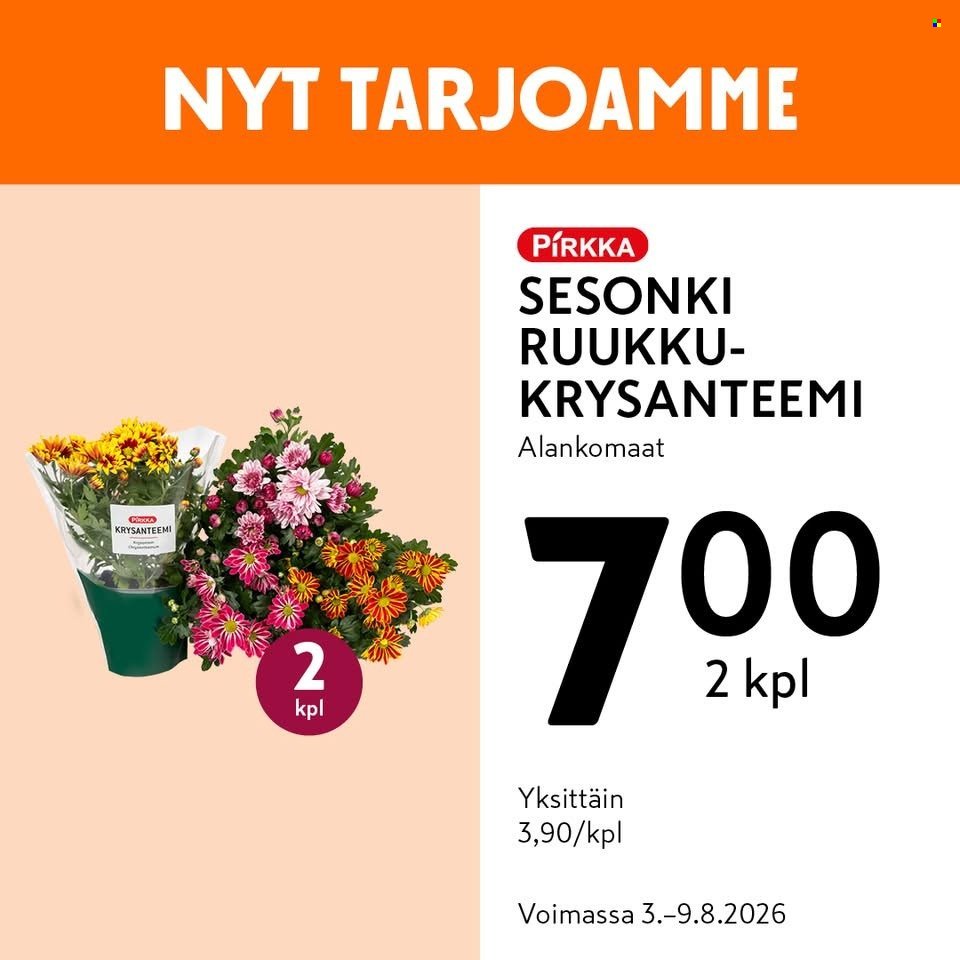 K-MARKET tarjoukset - Alkaen MA 3.8.2026