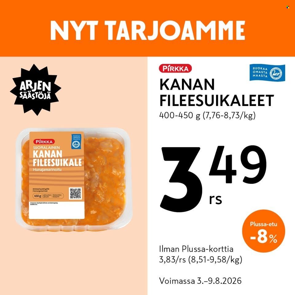 K-MARKET tarjoukset - Alkaen MA 3.8.2026