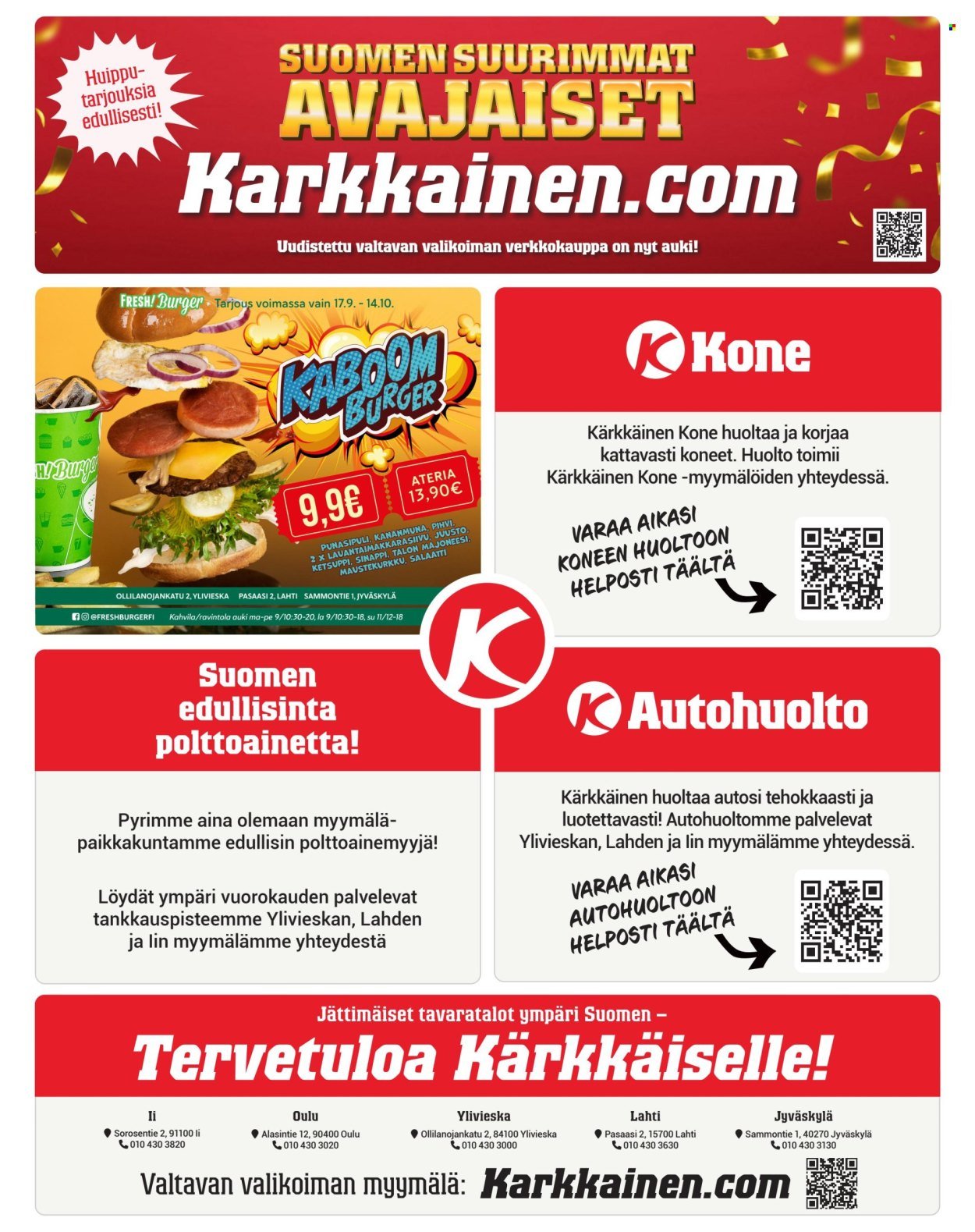 KÄRKKÄINEN tarjoukset - Viikko # 38 Syyskuu 2025 (2025-09-17 - 2025-09-30)