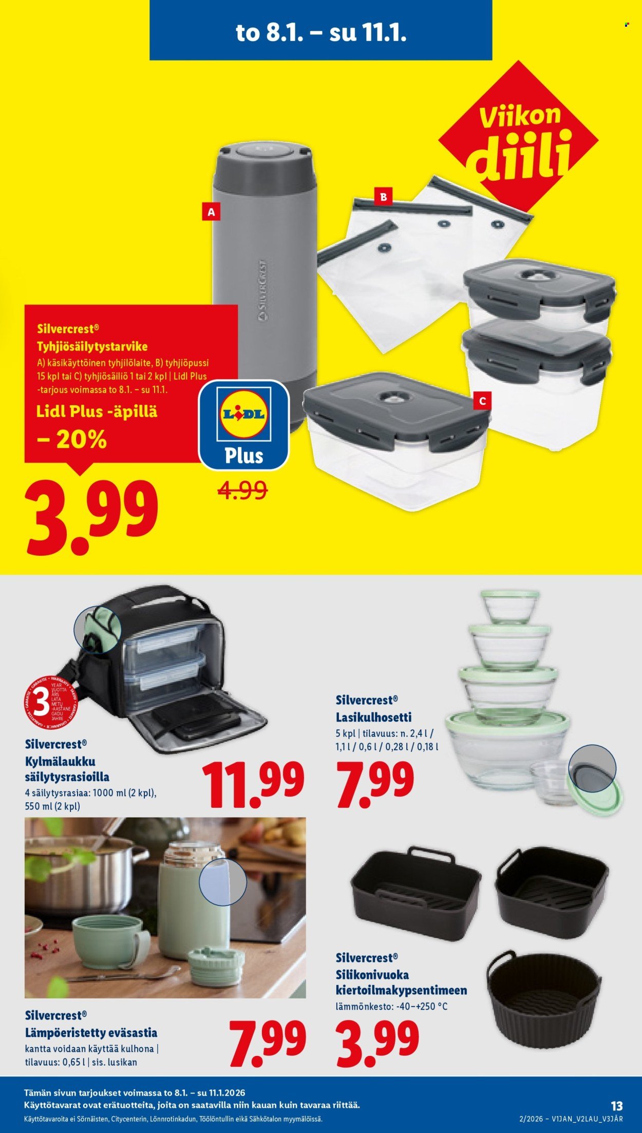LIDL tarjoukset - Alkaen TO 8.1.2026