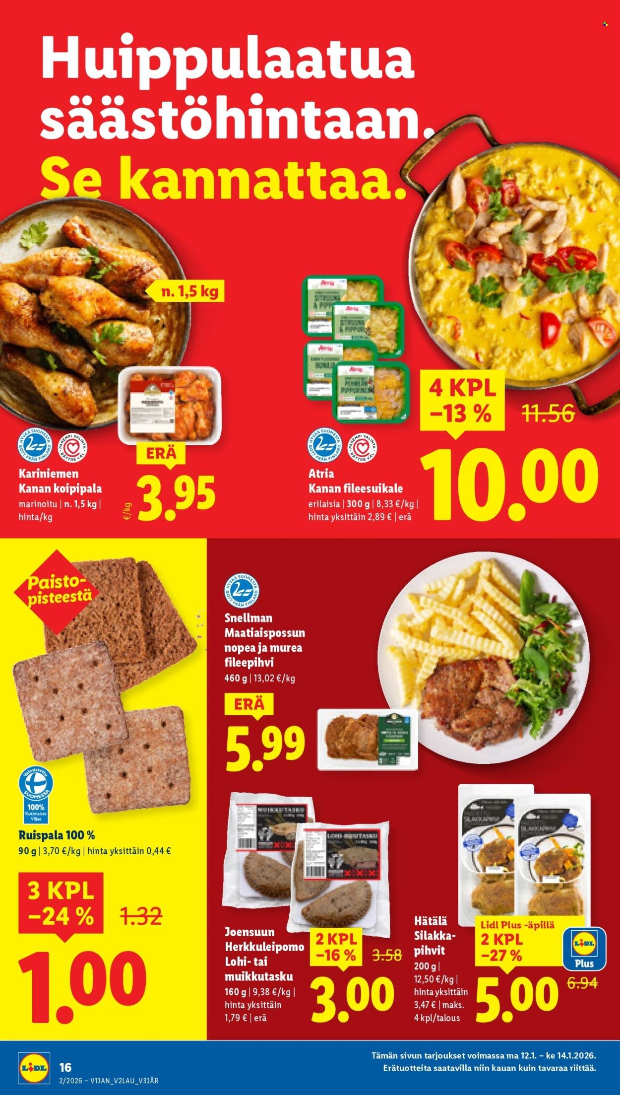 LIDL tarjoukset - Alkaen TO 8.1.2026