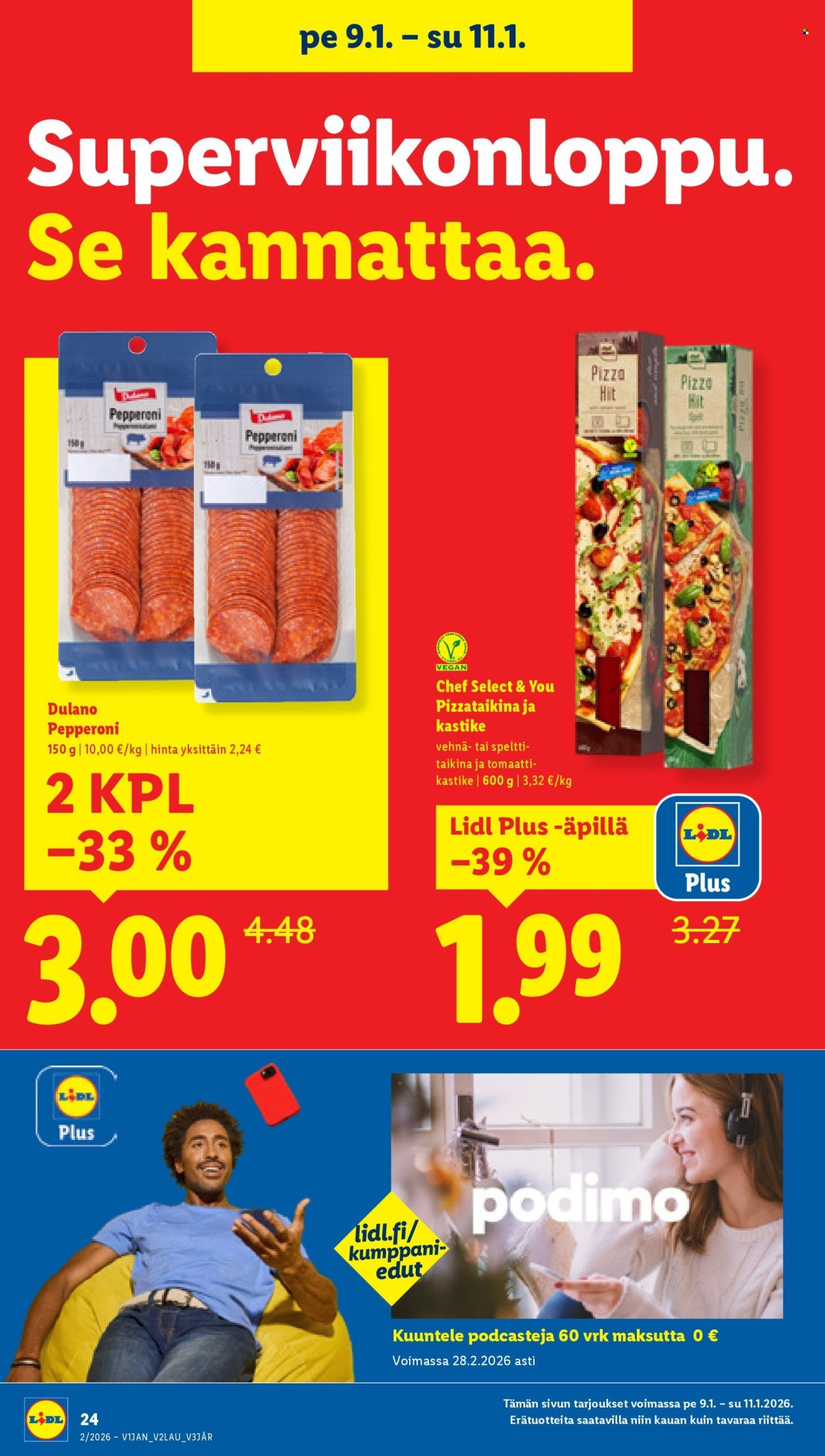 LIDL tarjoukset - Alkaen TO 8.1.2026