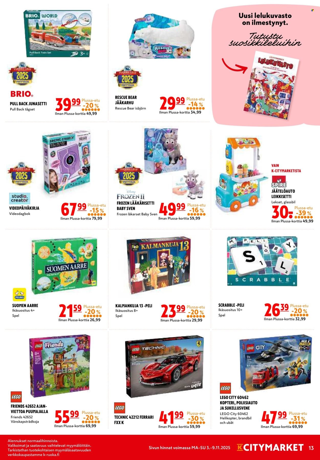 K-CITYMARKET tarjoukset - Alkaen MA 3.11.2025 (2025-11-03 - 2025-11-09)