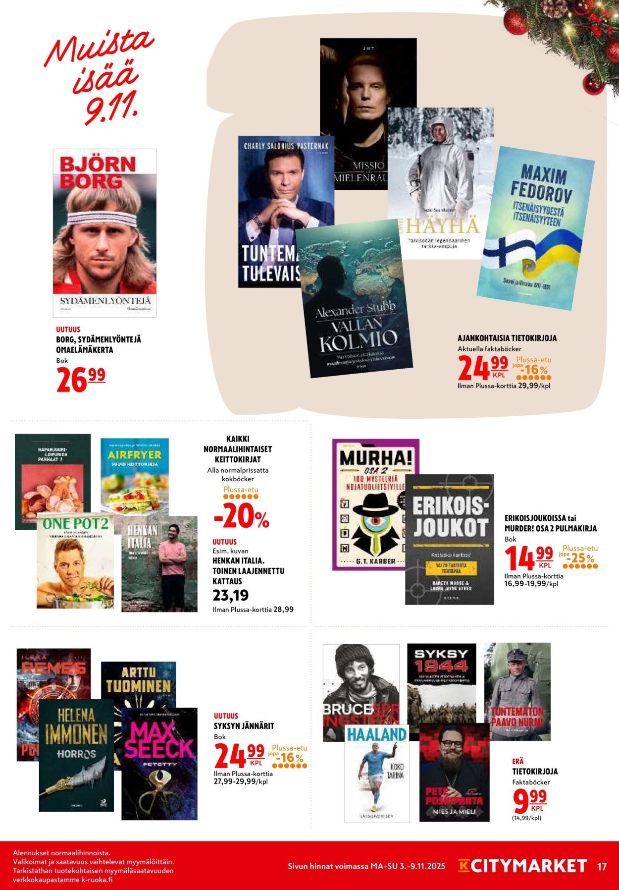 K-CITYMARKET tarjoukset - Alkaen MA 3.11.2025 (2025-11-03 - 2025-11-09)