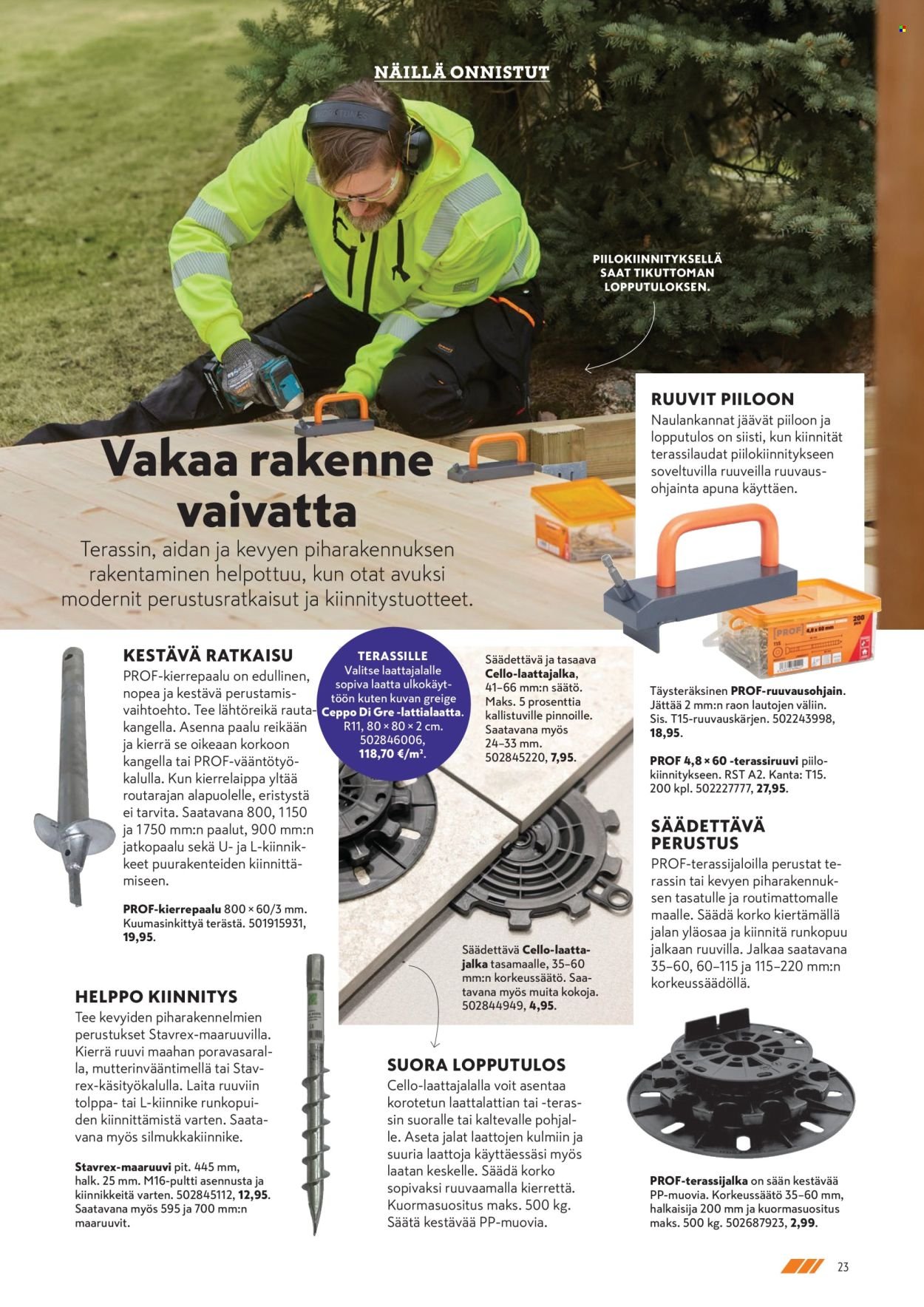 K-RAUTA tarjoukset - Pihalla