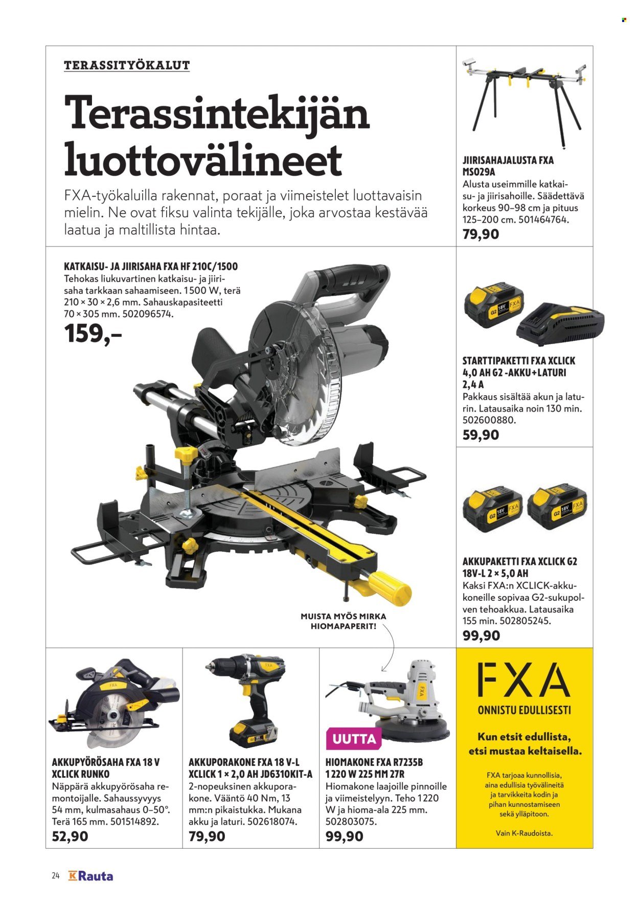 K-RAUTA tarjoukset - Pihalla