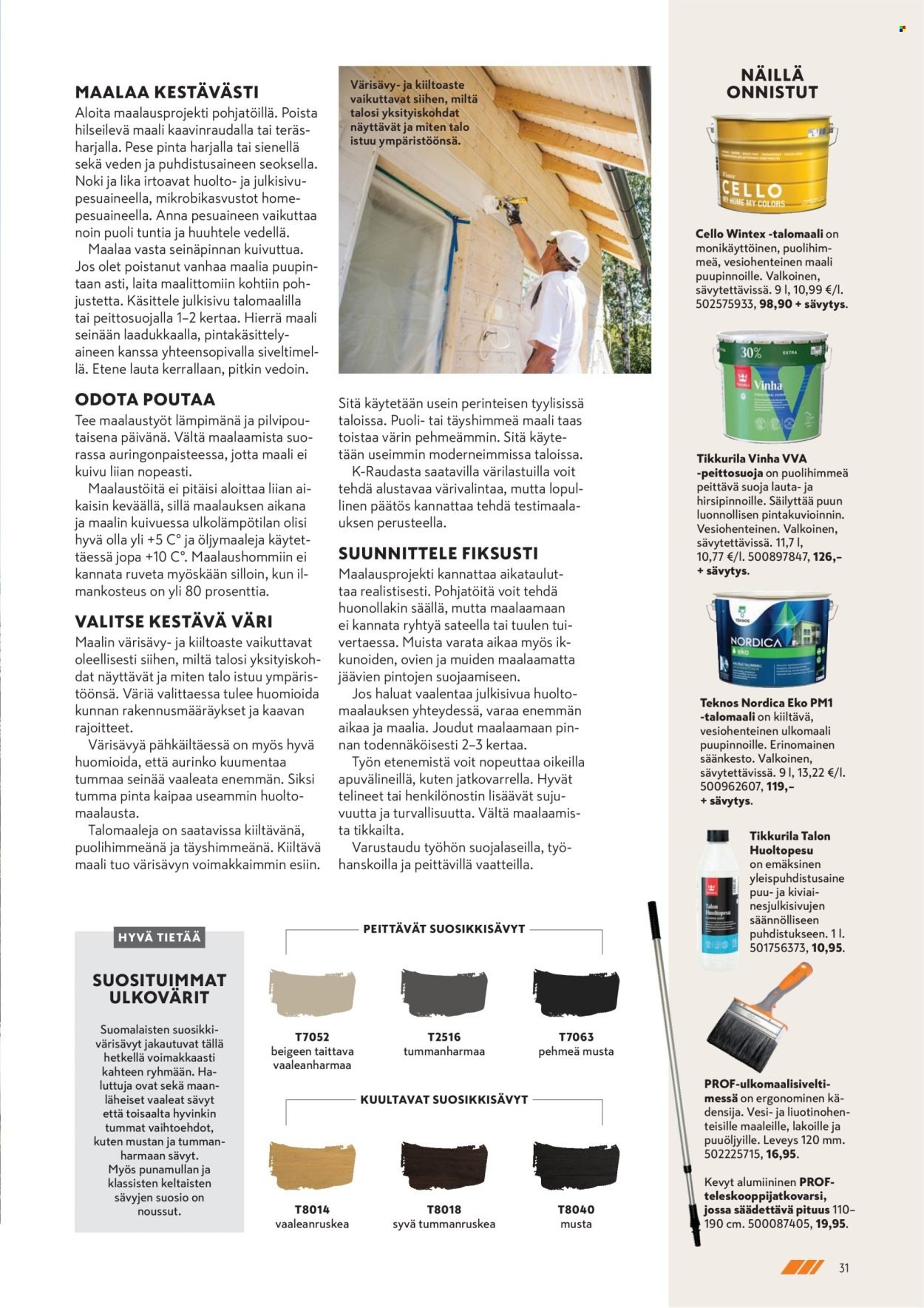 K-RAUTA tarjoukset - Pihalla