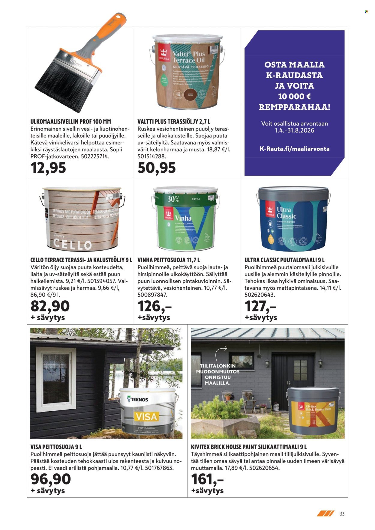 K-RAUTA tarjoukset - Pihalla