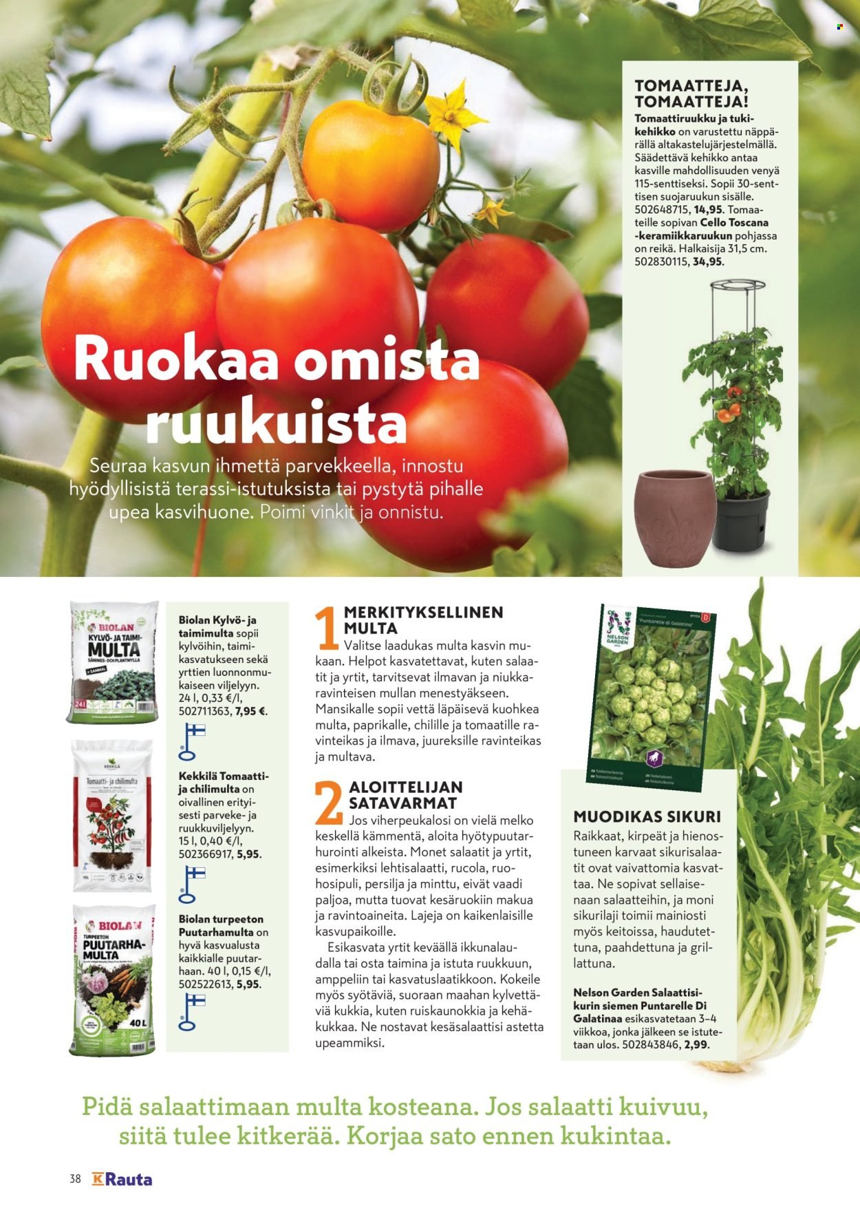 K-RAUTA tarjoukset - Pihalla