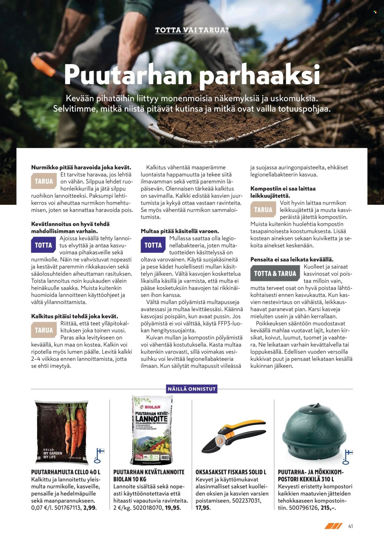 K-RAUTA tarjoukset - Pihalla