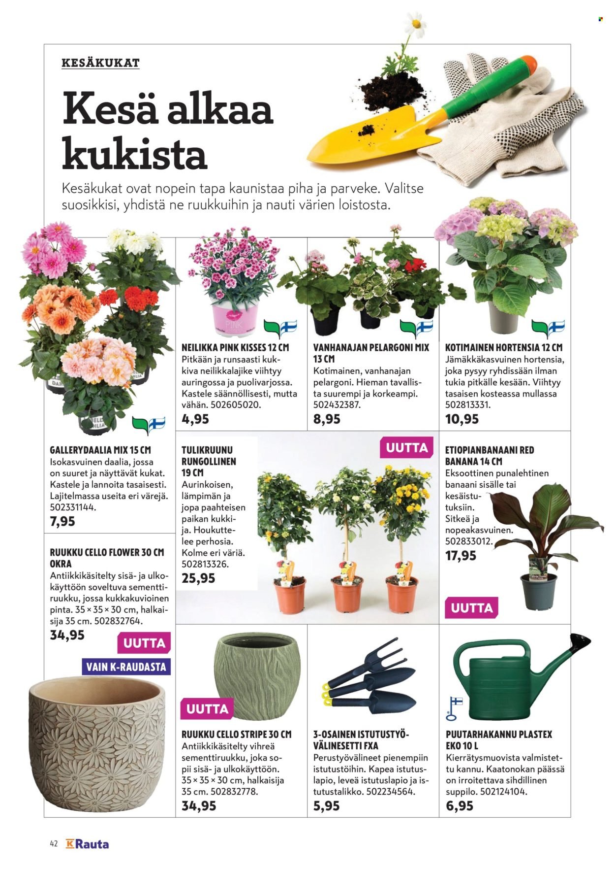 K-RAUTA tarjoukset - Pihalla
