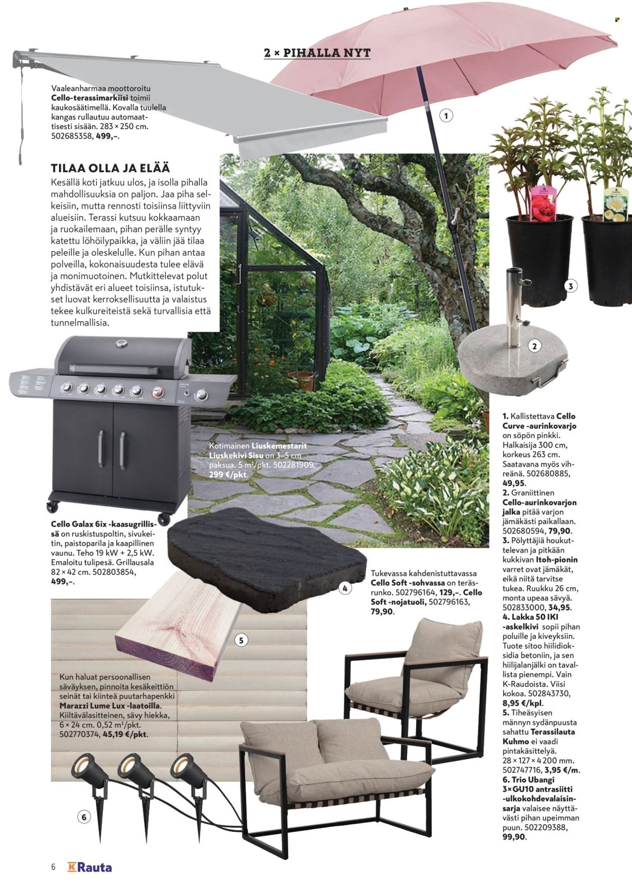 K-RAUTA tarjoukset - Pihalla