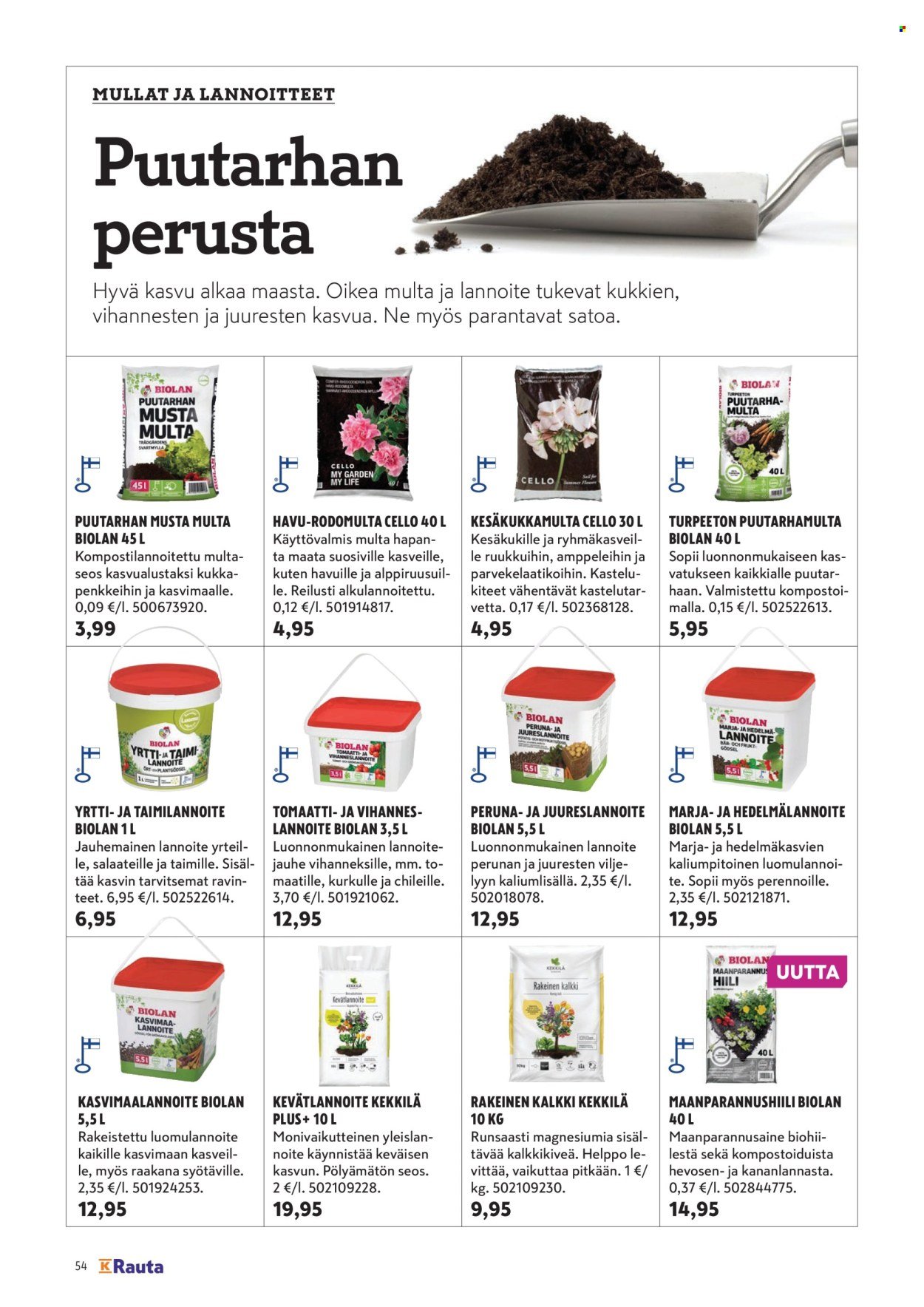 K-RAUTA tarjoukset - Pihalla