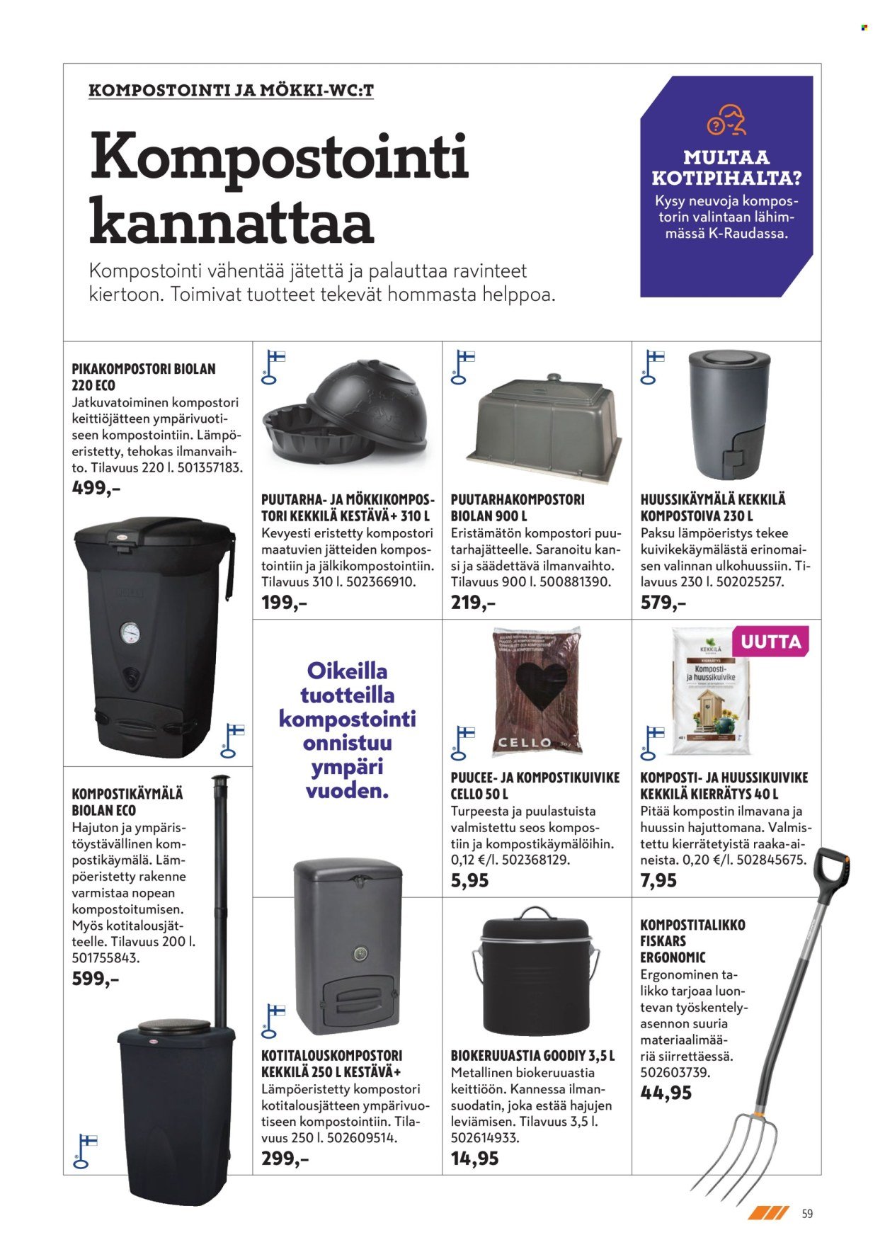 K-RAUTA tarjoukset - Pihalla