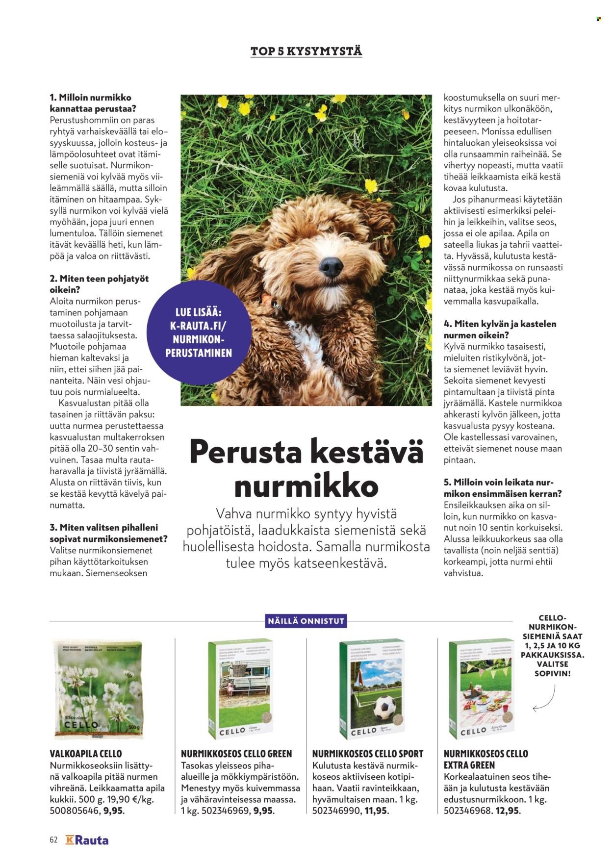 K-RAUTA tarjoukset - Pihalla