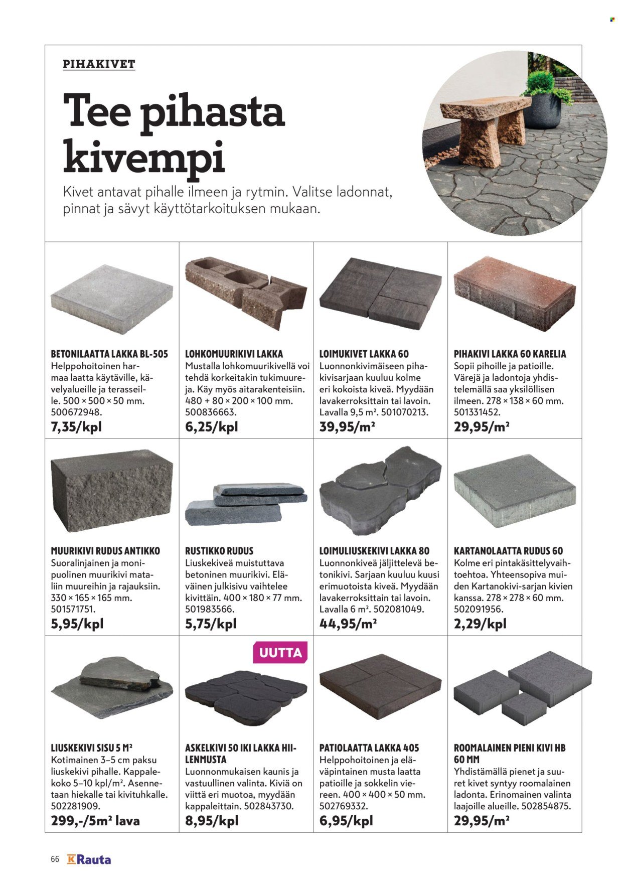 K-RAUTA tarjoukset - Pihalla
