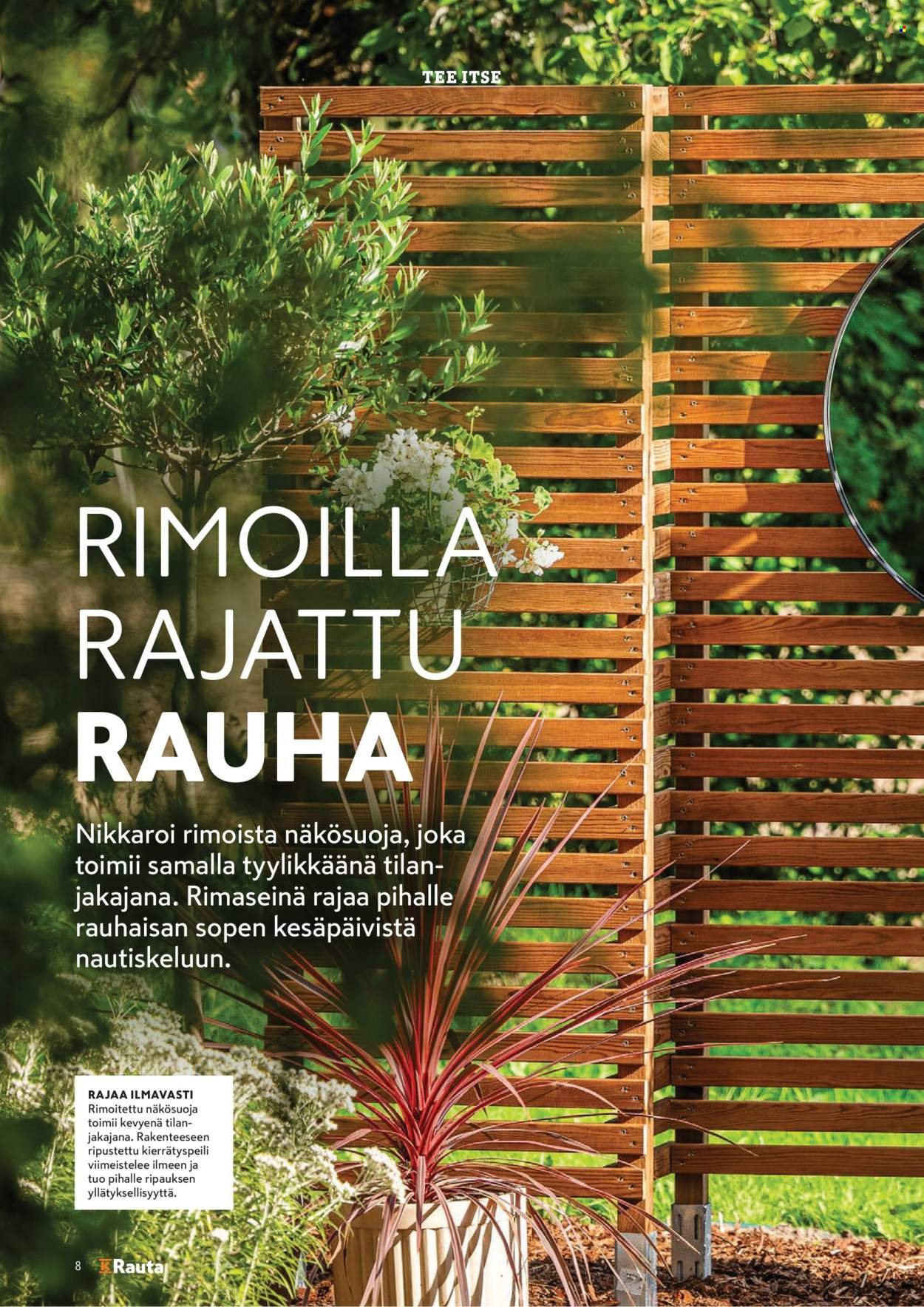 K-RAUTA tarjoukset - Pihalla