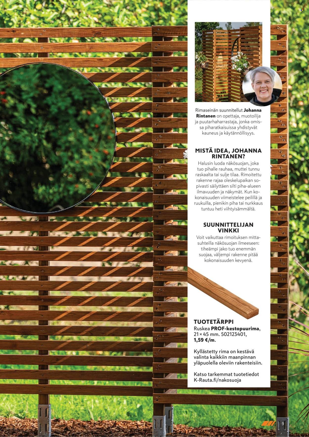 K-RAUTA tarjoukset - Pihalla