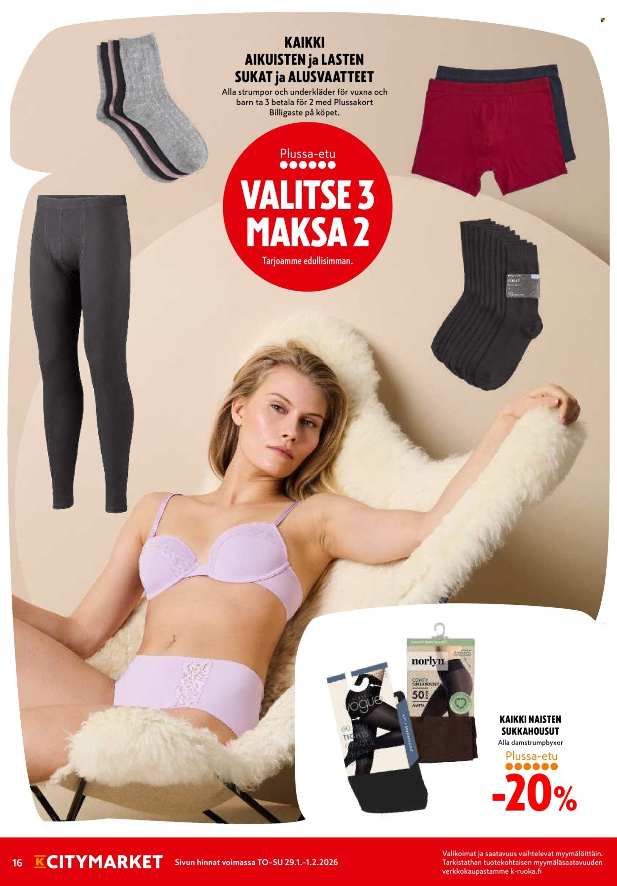 K-CITYMARKET tarjoukset - Alkaen TO 29.1.2026