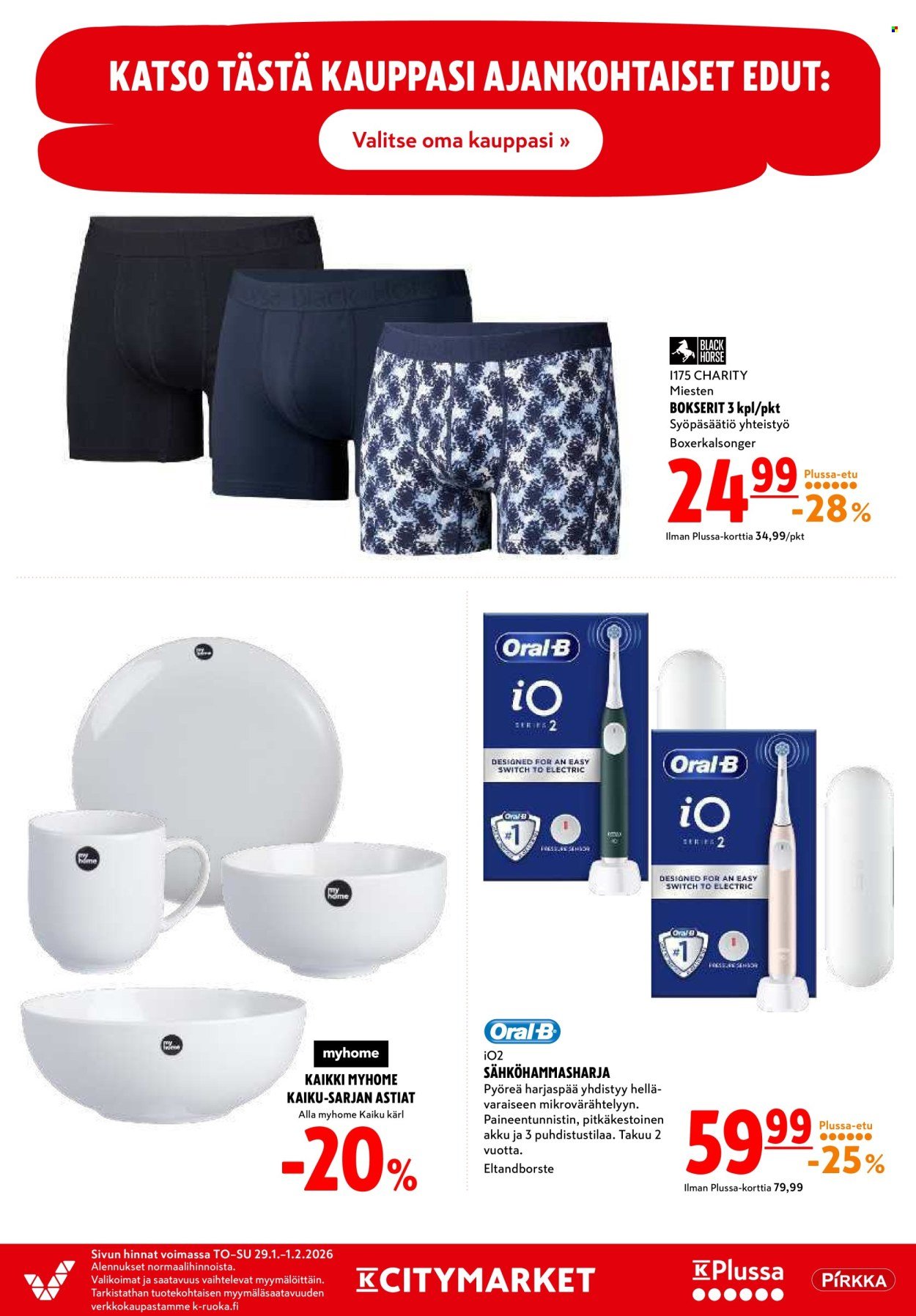 K-CITYMARKET tarjoukset - Alkaen TO 29.1.2026