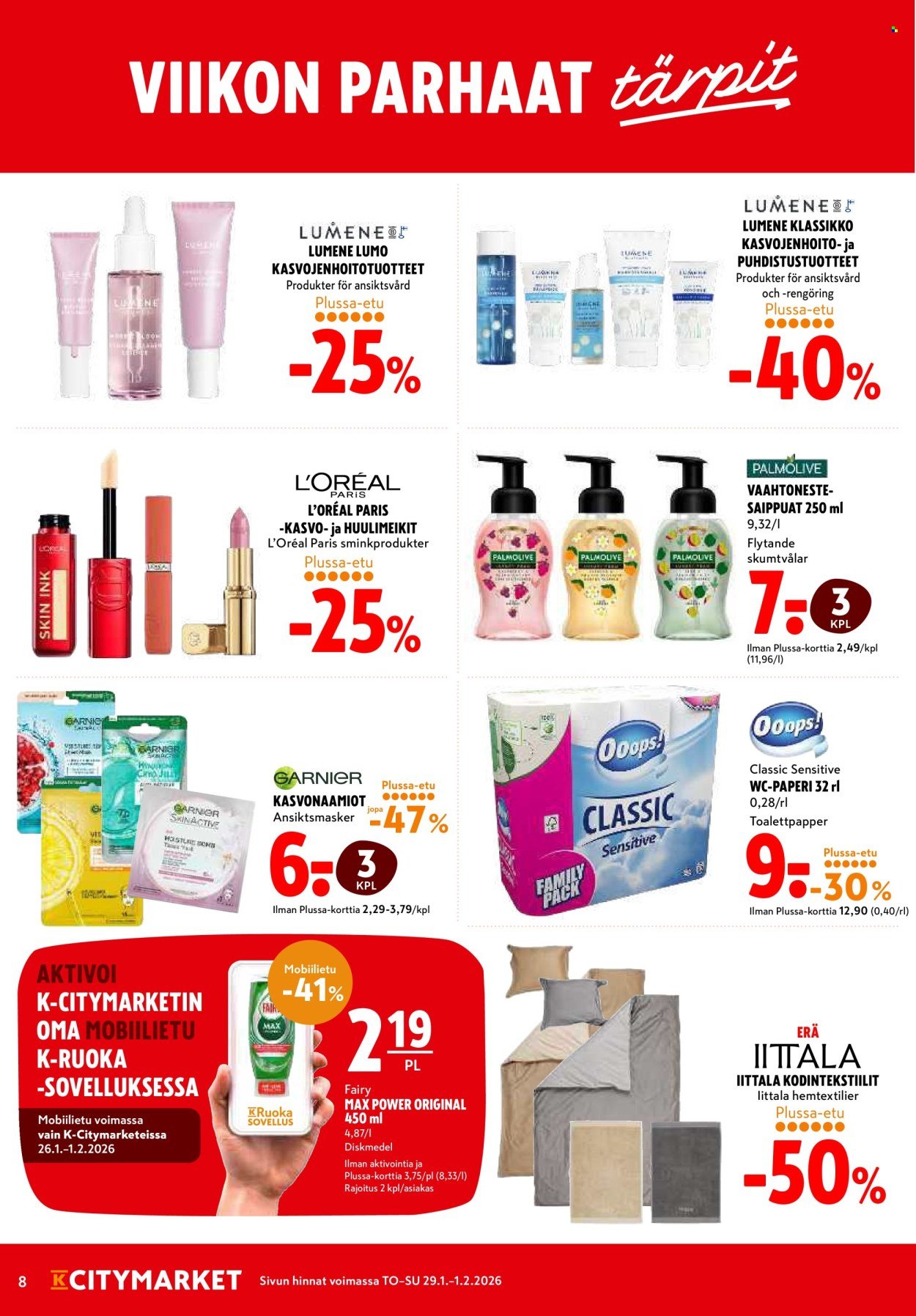 K-CITYMARKET tarjoukset - Alkaen TO 29.1.2026