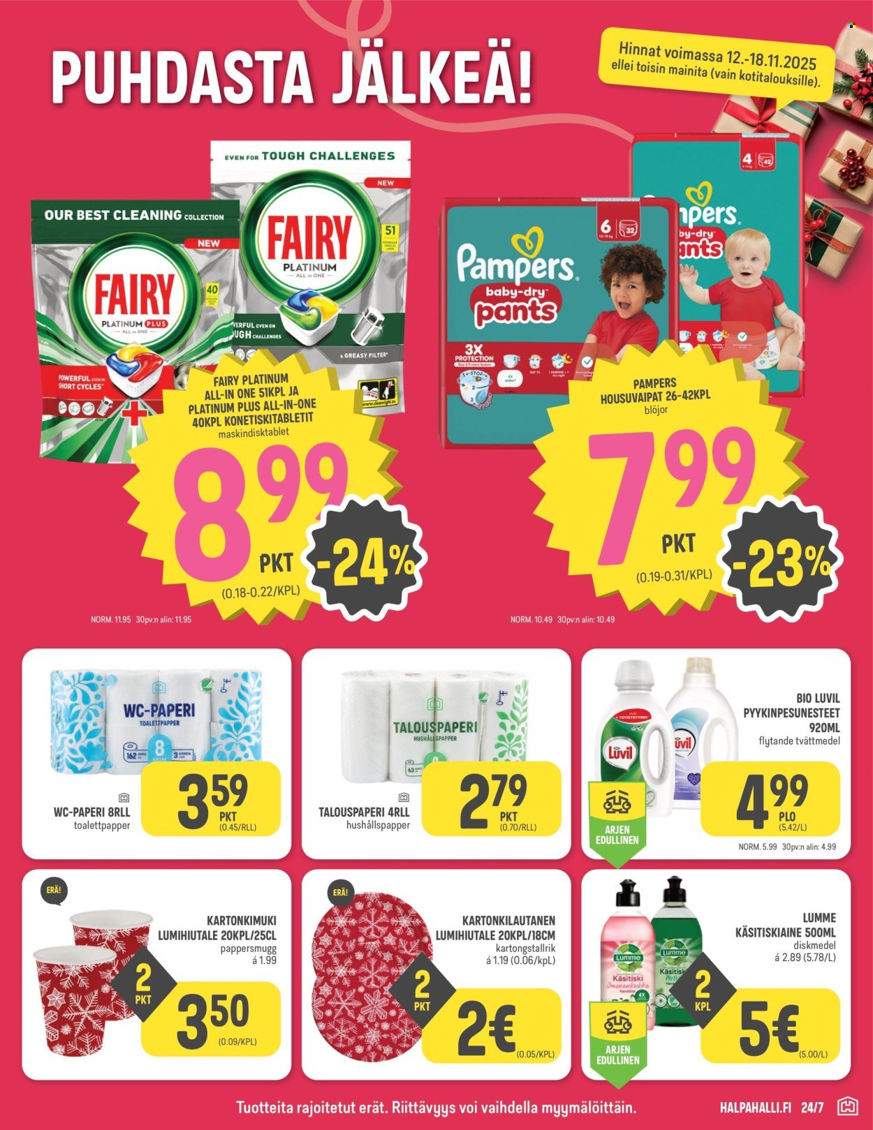 HALPAHALLI tarjoukset - Uusin tarjouslehtemme (2025-11-12 - 2025-11-18)