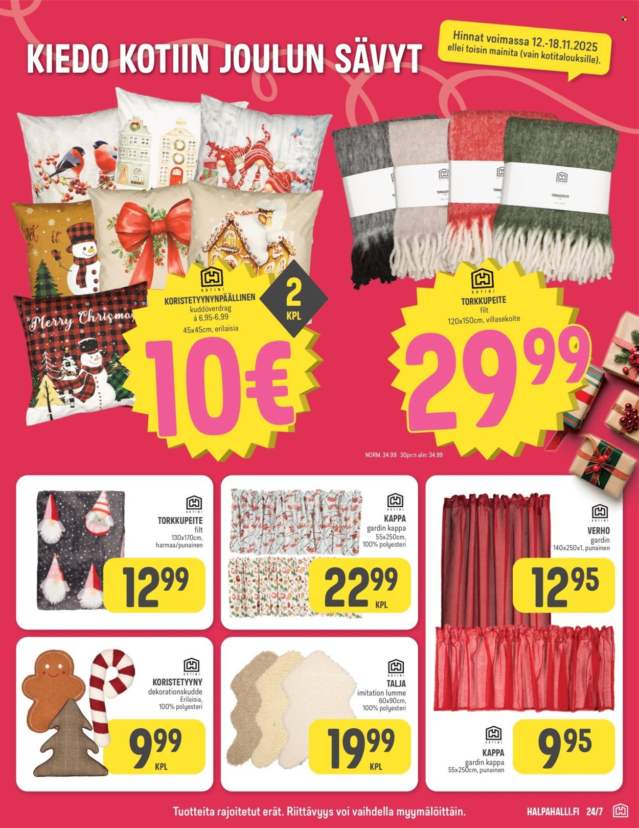 HALPAHALLI tarjoukset - Uusin tarjouslehtemme (2025-11-12 - 2025-11-18)