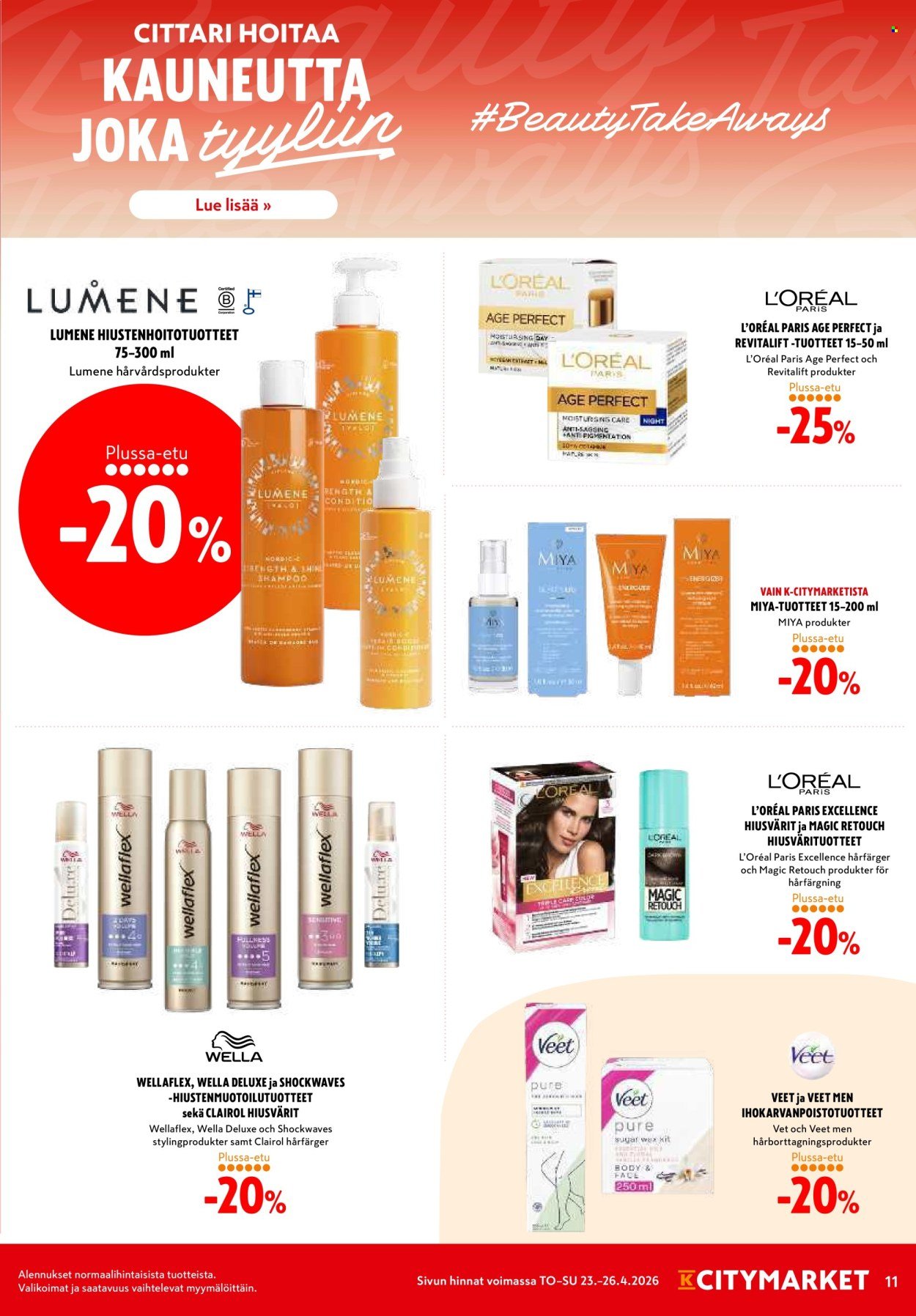 K-CITYMARKET tarjoukset - Alkaen TO 23.4.2026