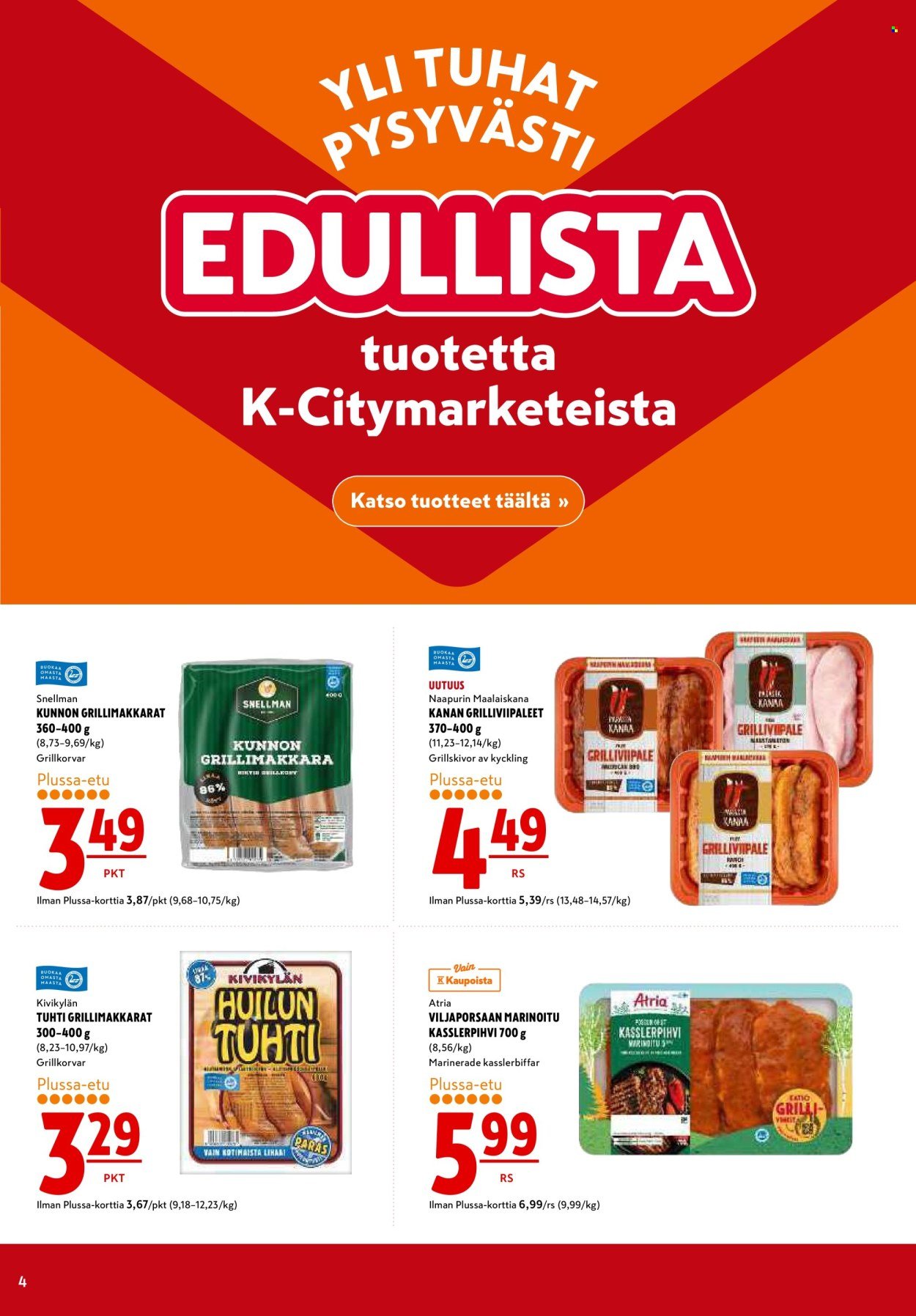 K-CITYMARKET tarjoukset - Alkaen TO 23.4.2026