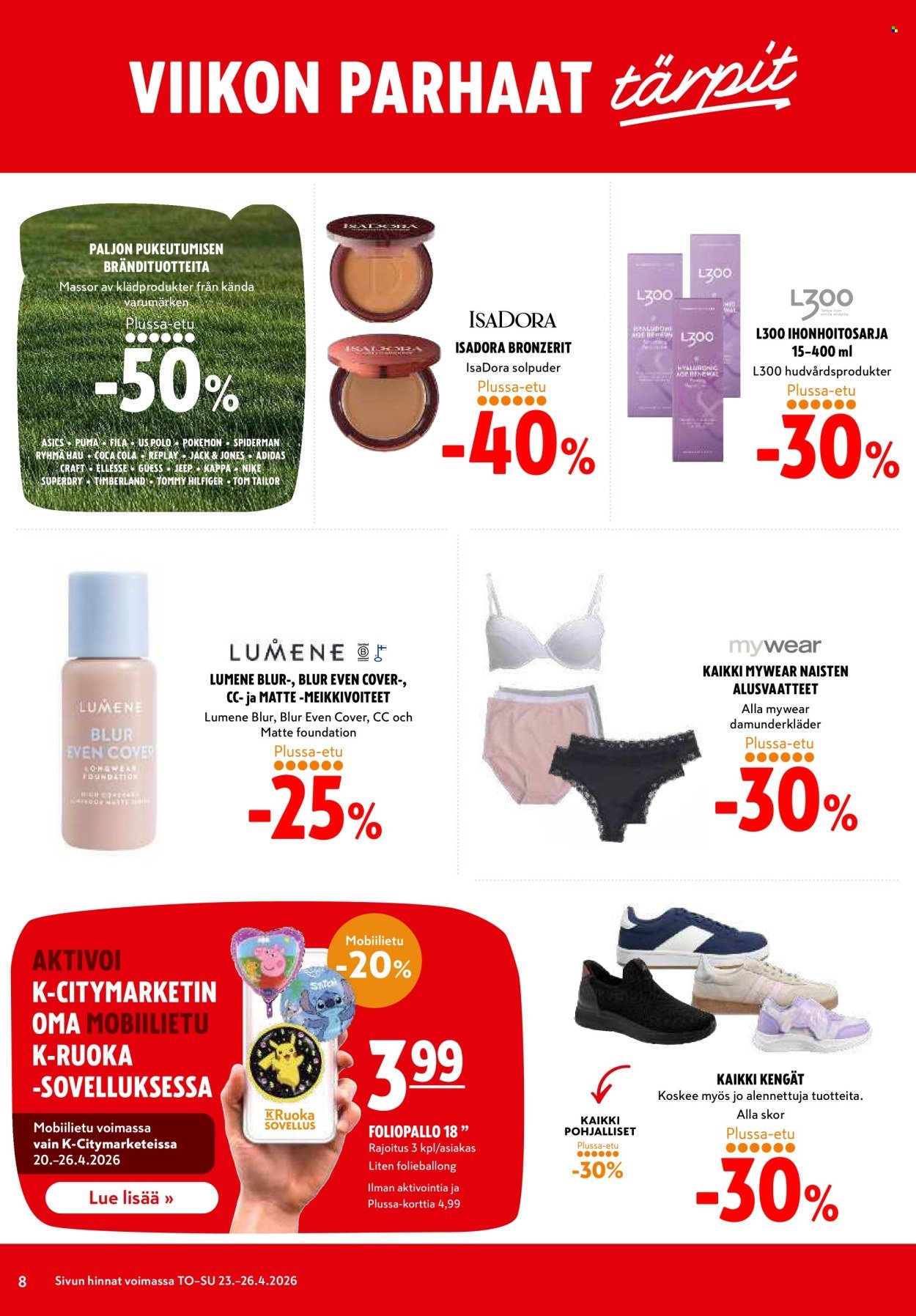 K-CITYMARKET tarjoukset - Alkaen TO 23.4.2026
