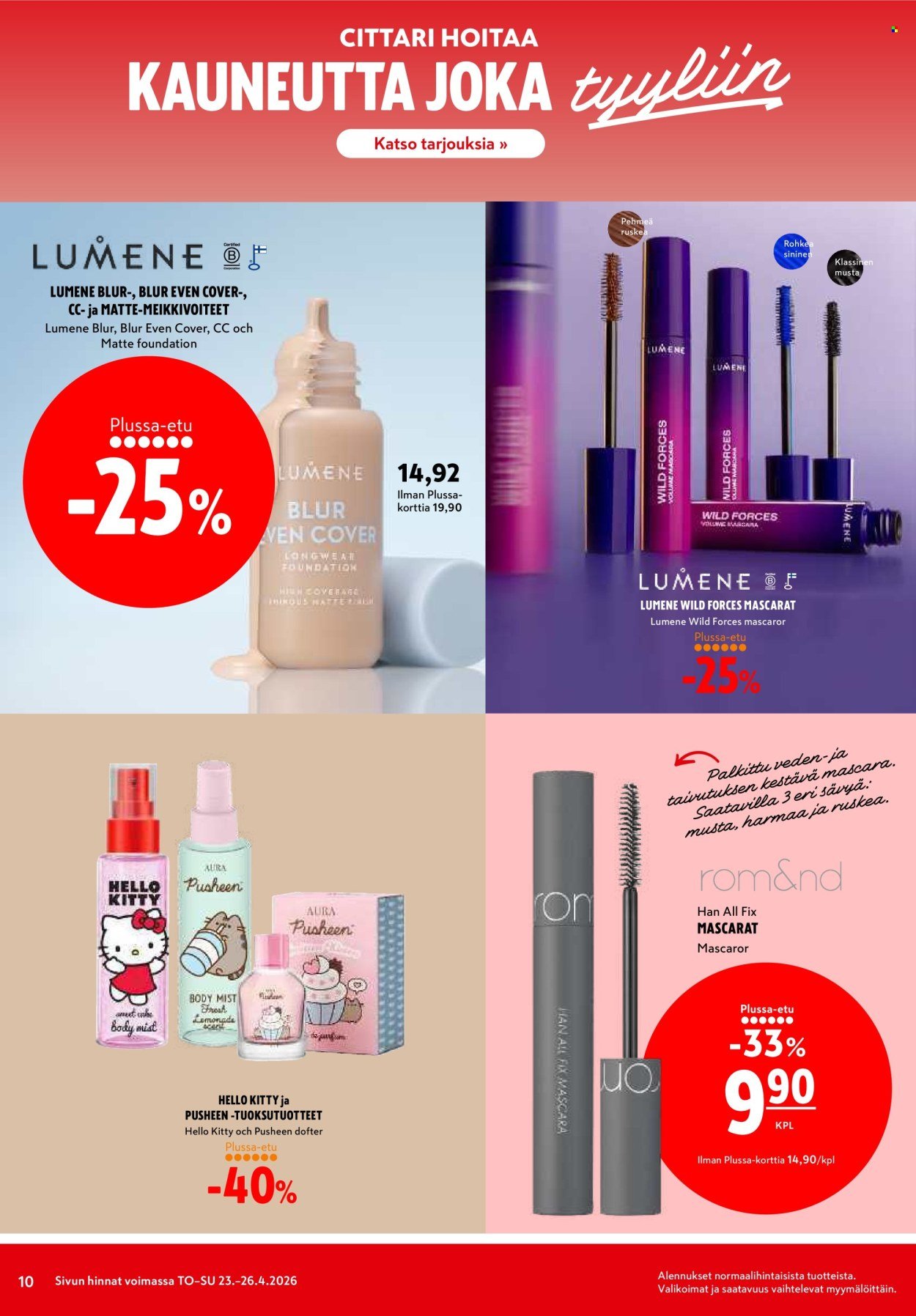 K-CITYMARKET tarjoukset - Alkaen TO 23.4.2026