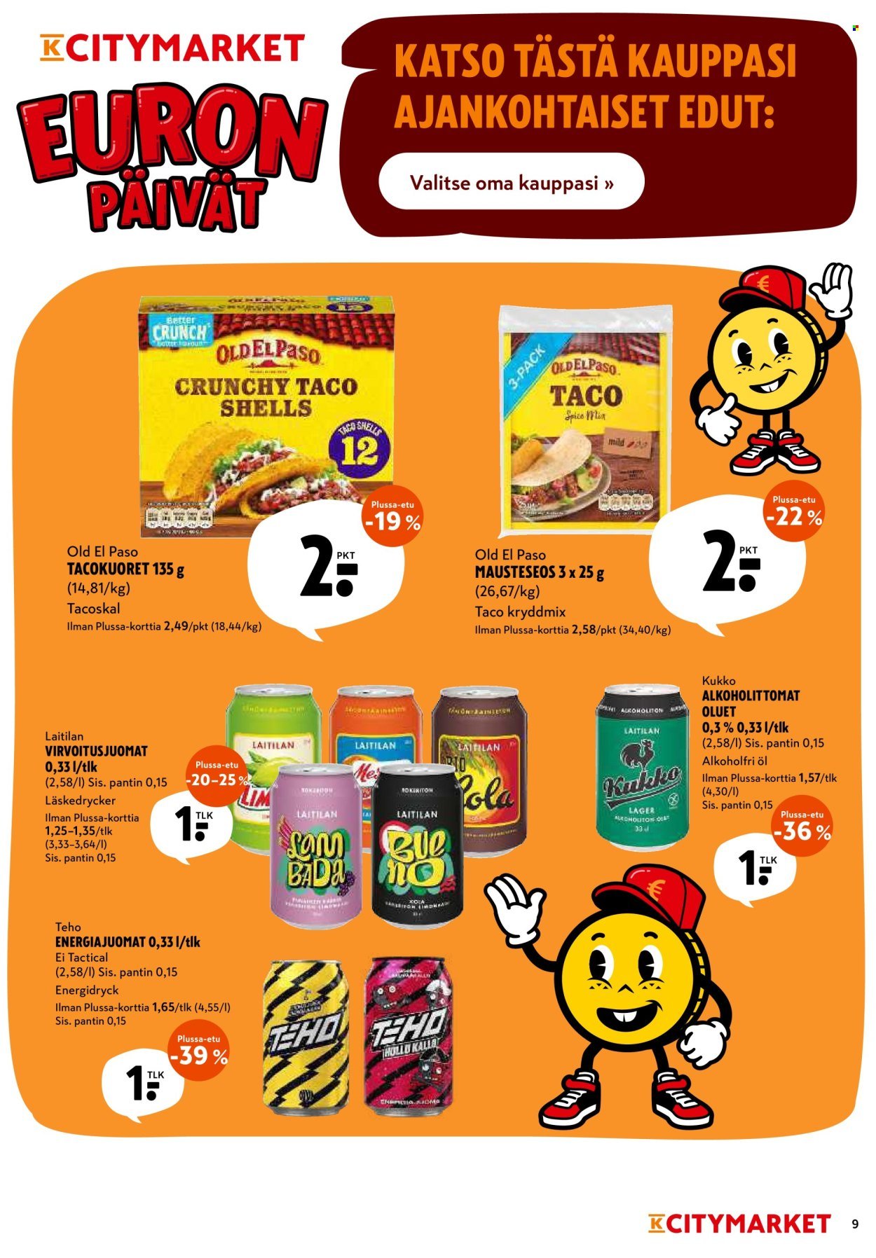K-CITYMARKET tarjoukset - Alkaen MA 8.6.2026