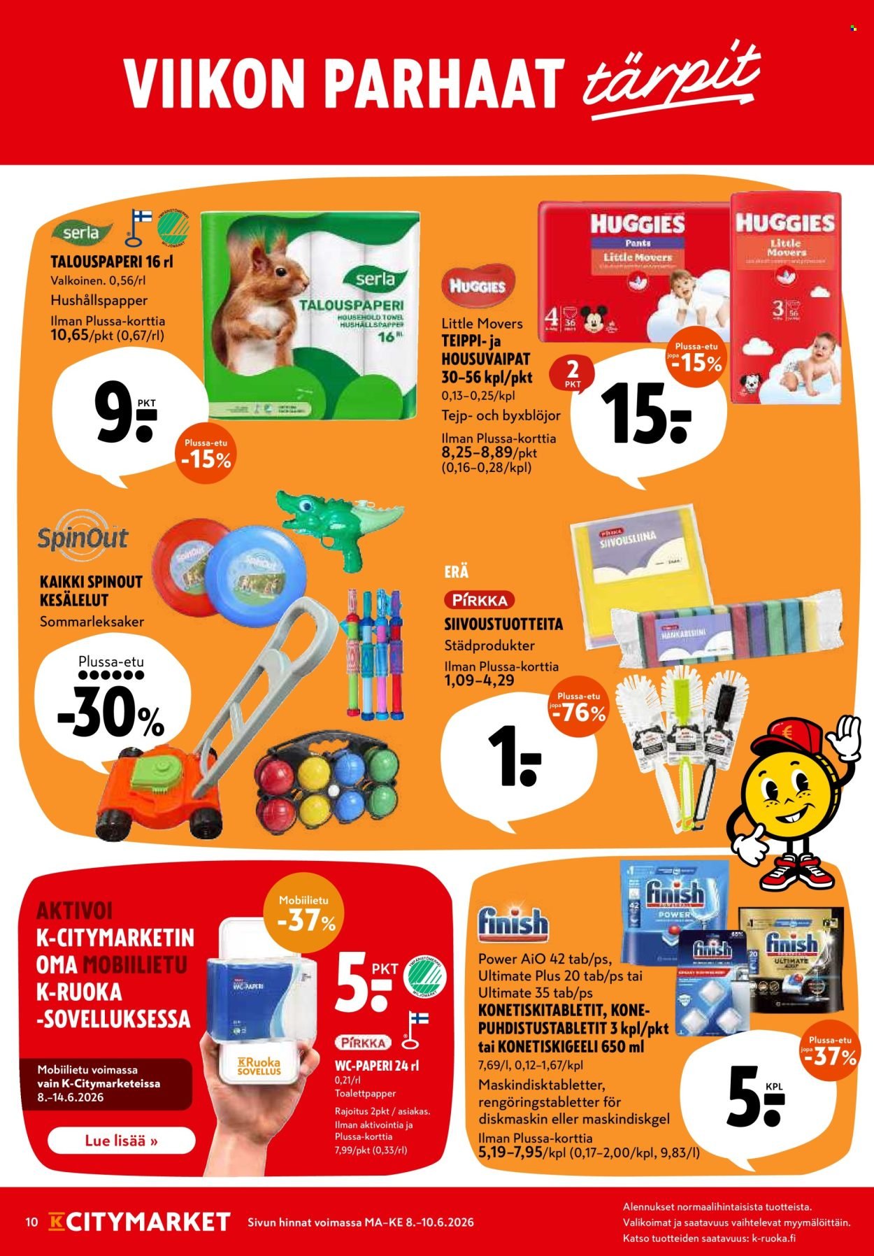 K-CITYMARKET tarjoukset - Alkaen MA 8.6.2026