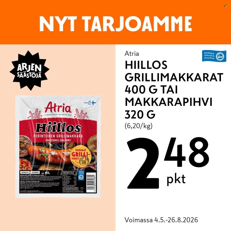 K-MARKET tarjoukset - Alkaen MA 4.5.2026
