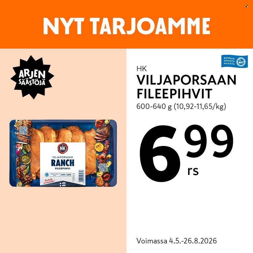 K-MARKET tarjoukset - Alkaen MA 4.5.2026