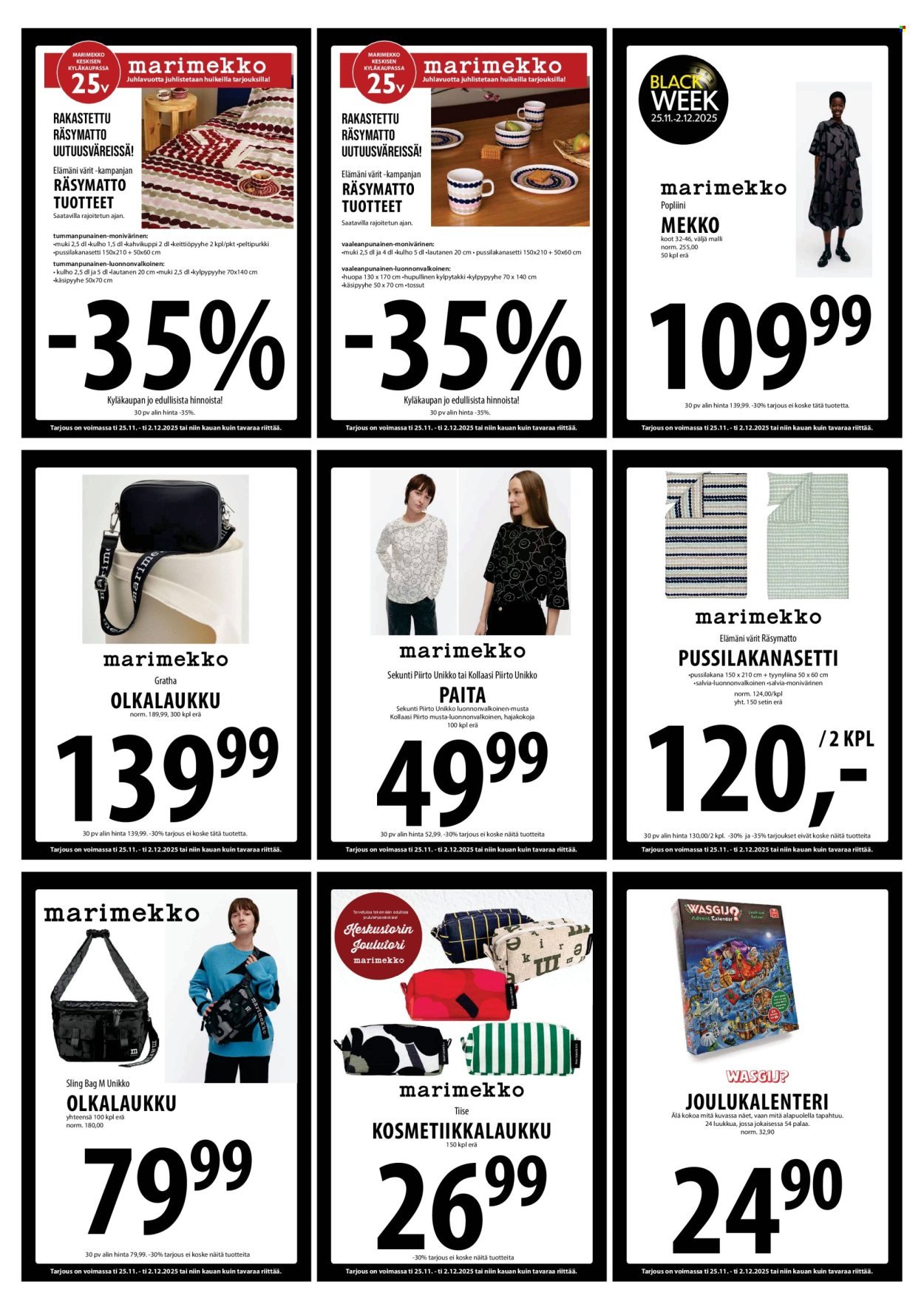 TUURI tarjoukset - Alkaen TI 25.11.2025