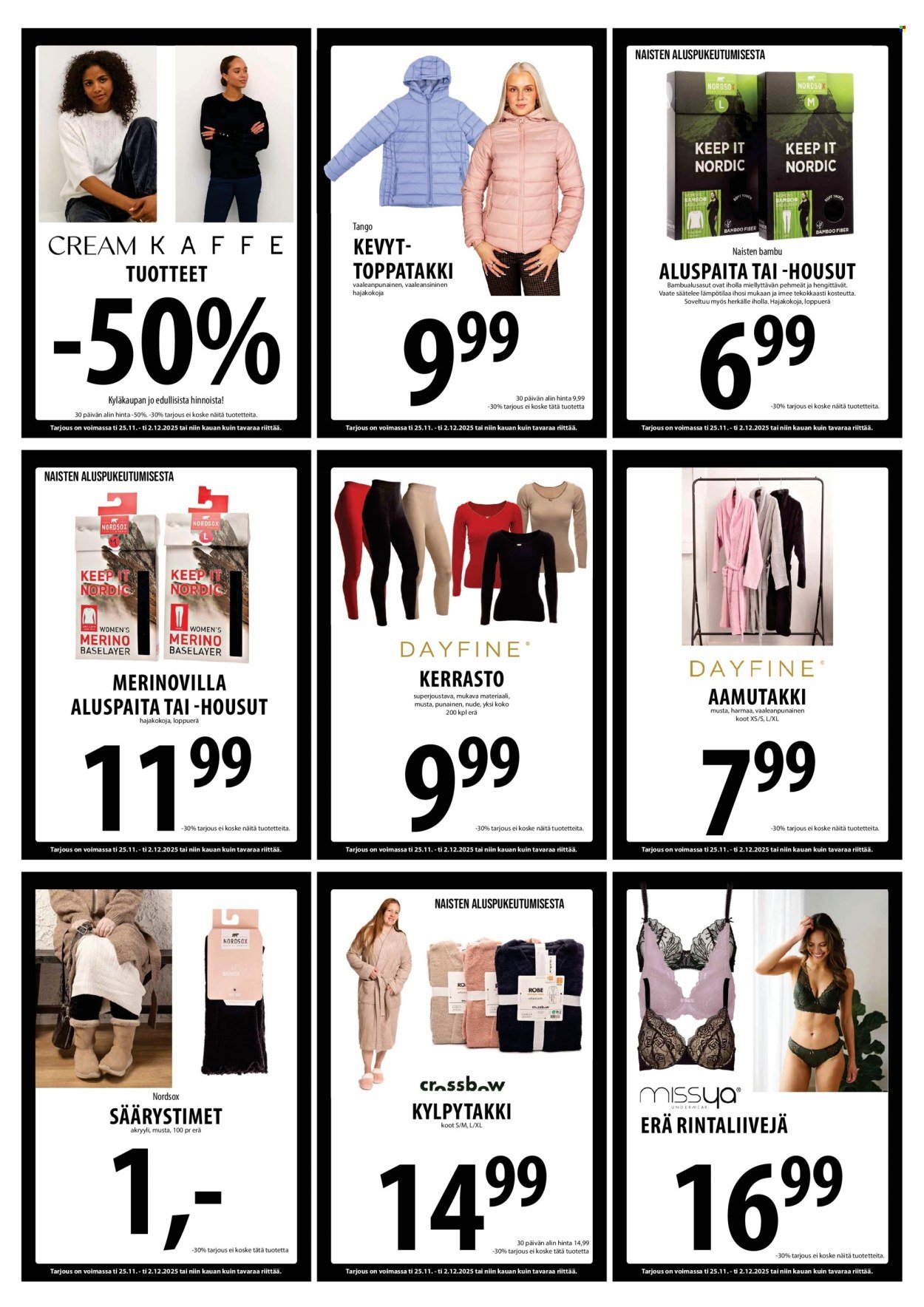 TUURI tarjoukset - Alkaen TI 25.11.2025