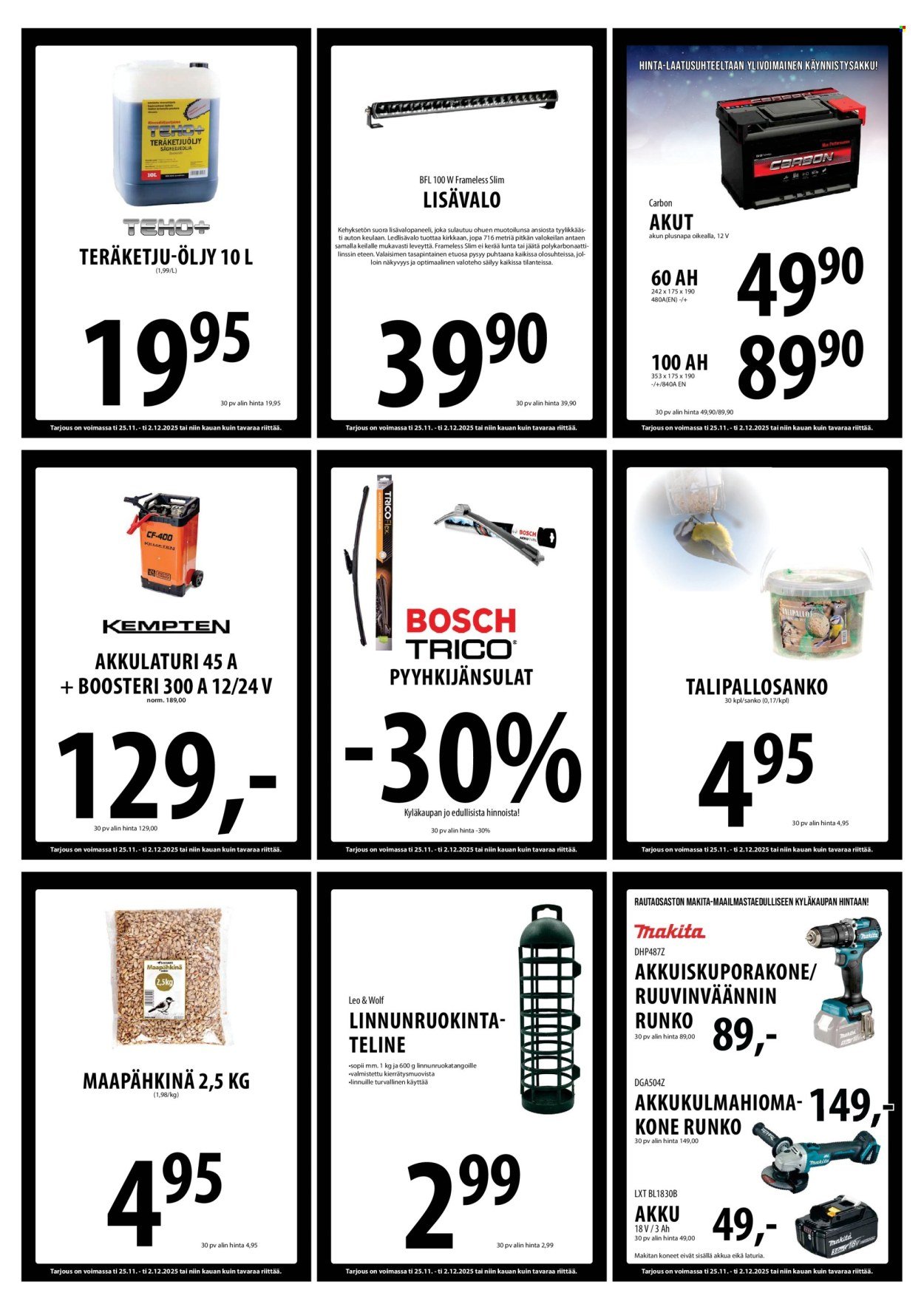 TUURI tarjoukset - Alkaen TI 25.11.2025