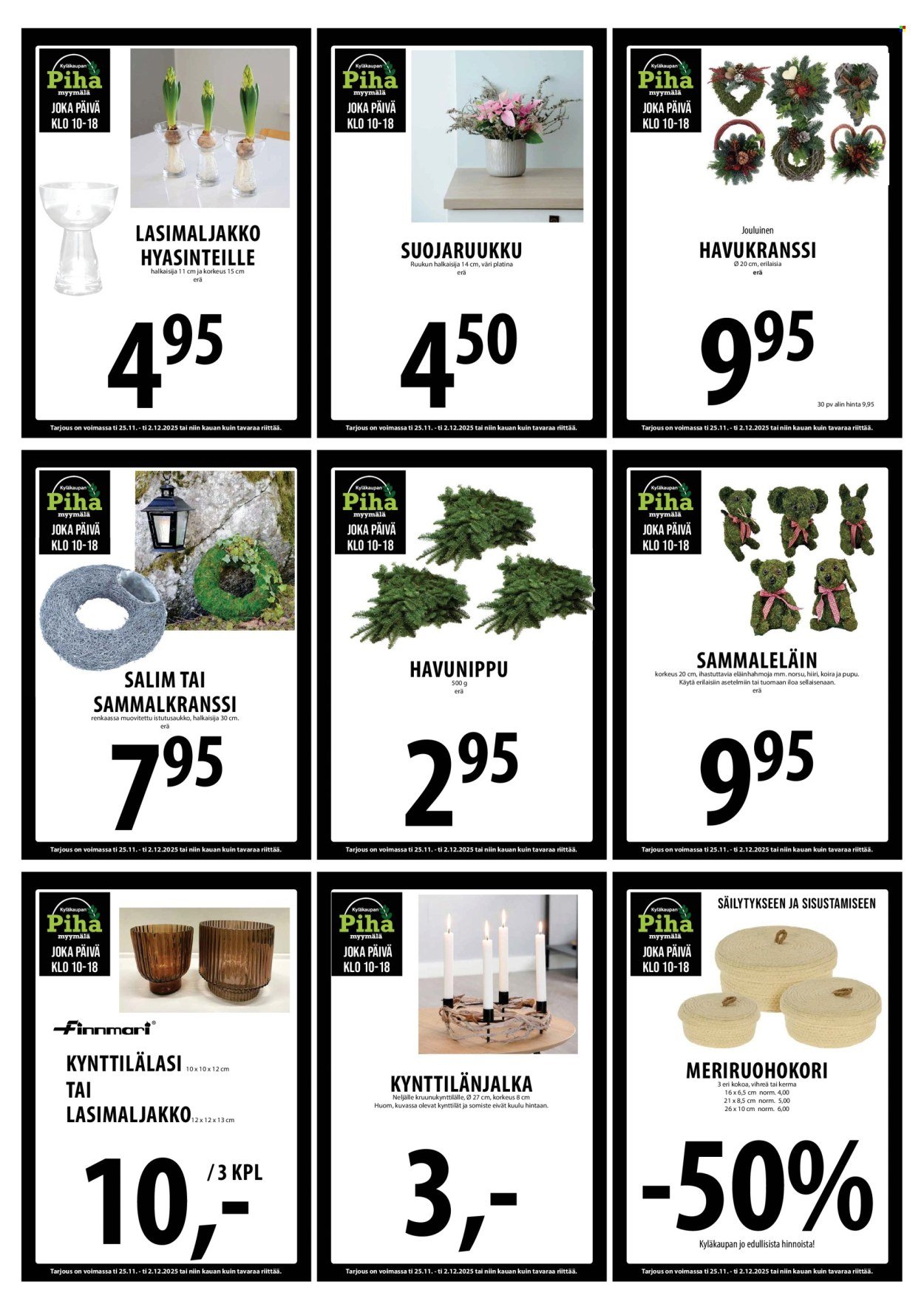 TUURI tarjoukset - Alkaen TI 25.11.2025