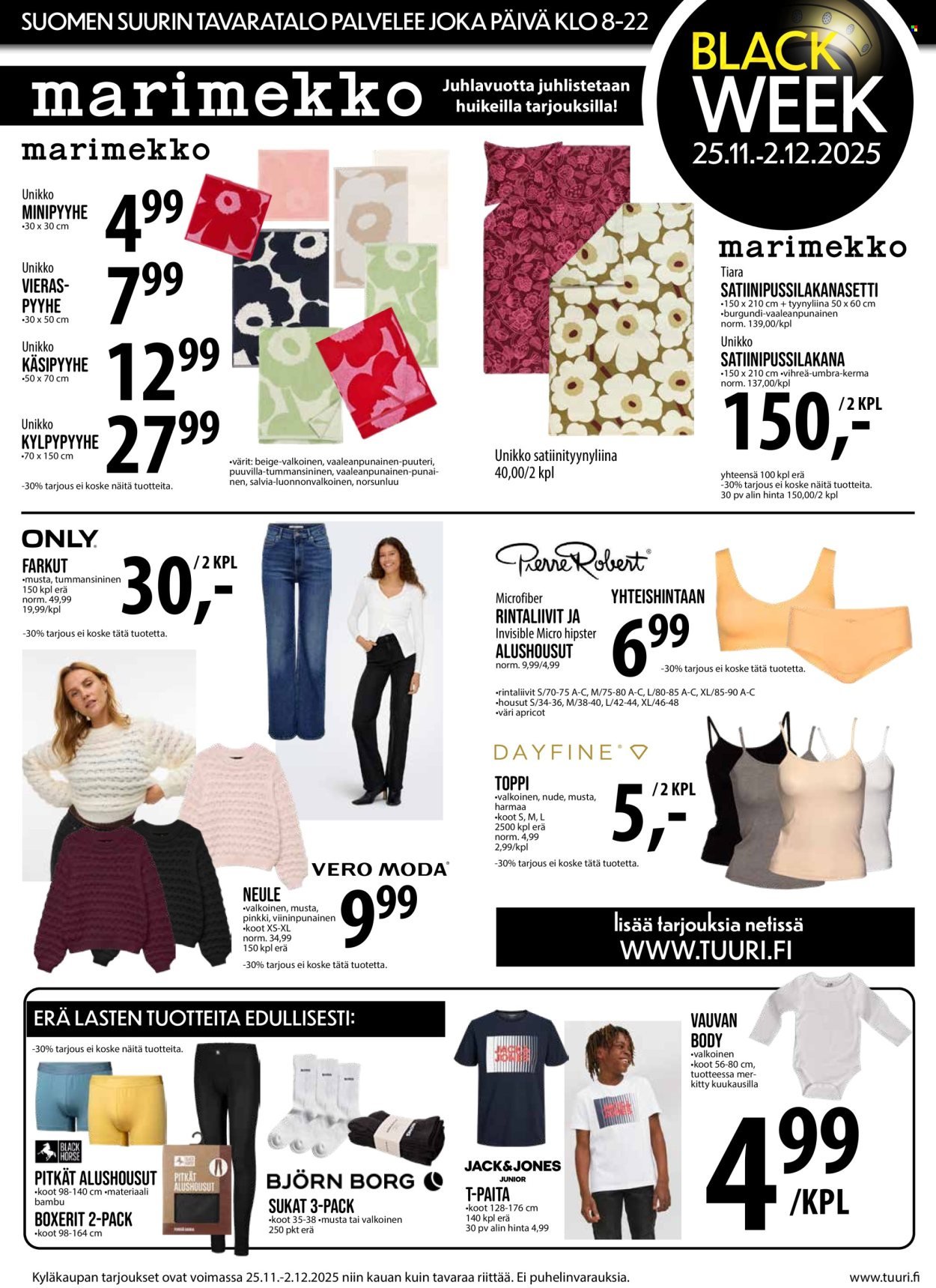 TUURI tarjoukset - Alkaen TI 25.11.2025