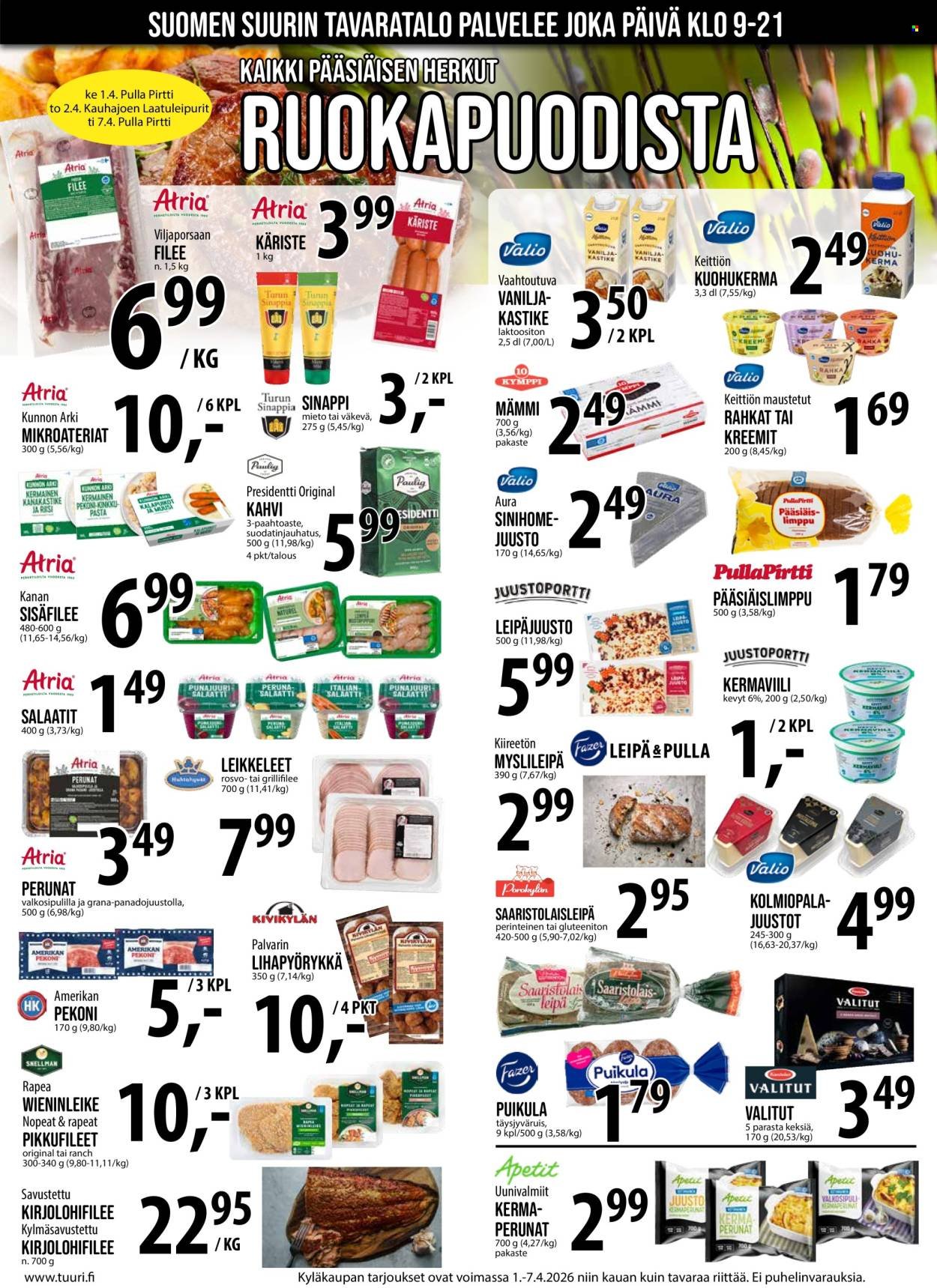 TUURI tarjoukset - Alkaen KE 1.4.2026