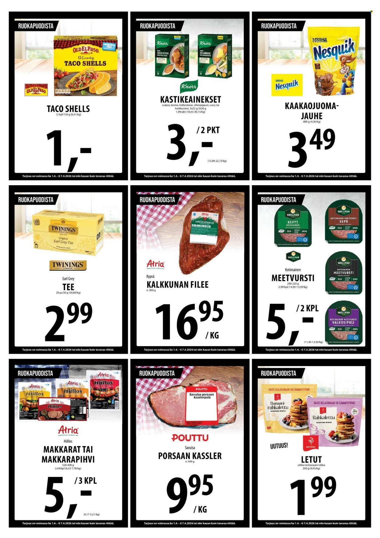 TUURI tarjoukset - Alkaen KE 1.4.2026