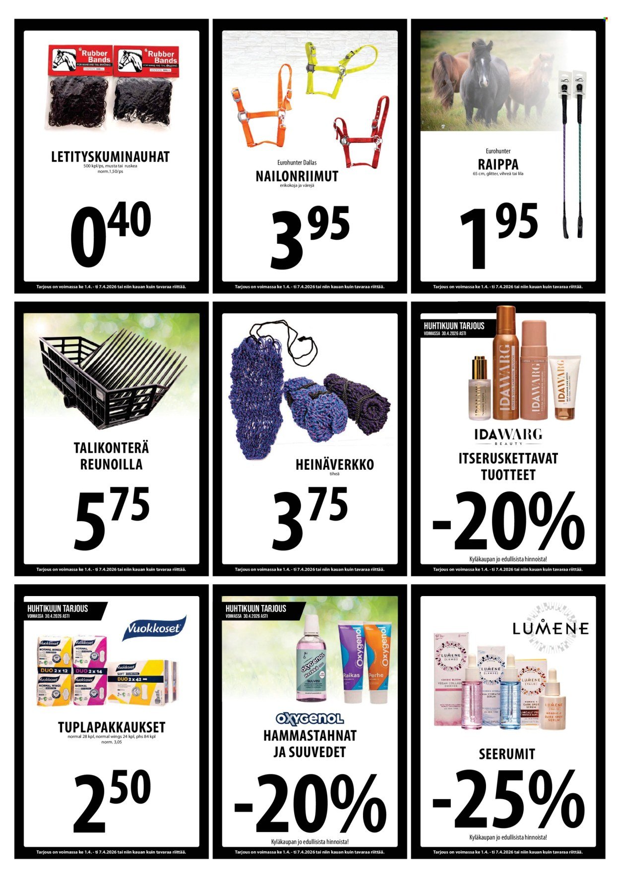 TUURI tarjoukset - Alkaen KE 1.4.2026