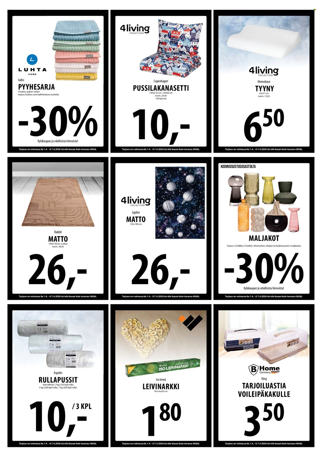 TUURI tarjoukset - Alkaen KE 1.4.2026