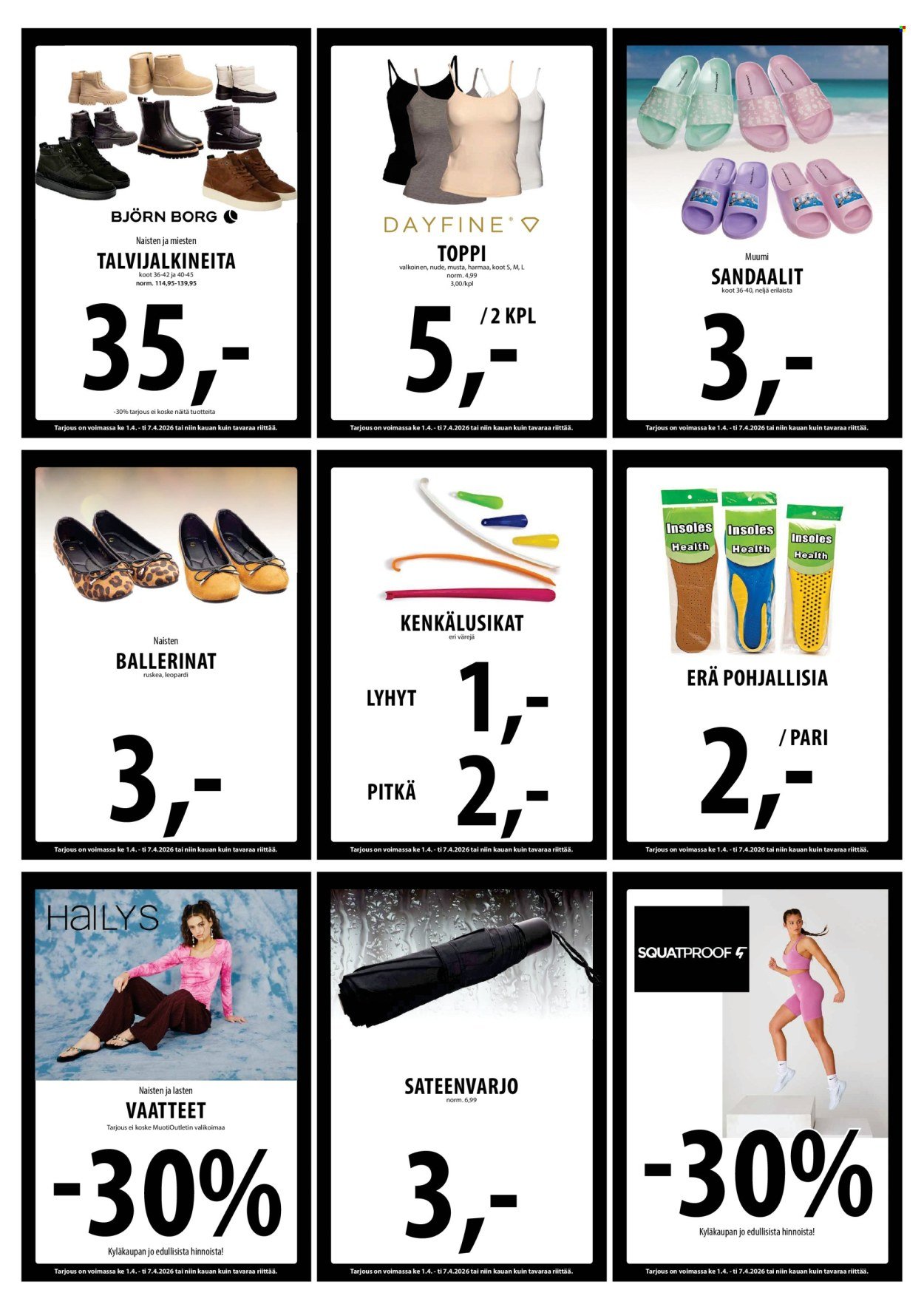 TUURI tarjoukset - Alkaen KE 1.4.2026