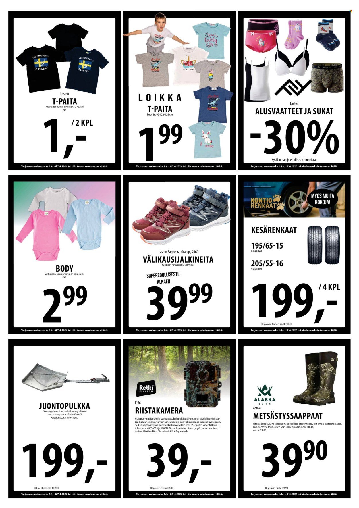 TUURI tarjoukset - Alkaen KE 1.4.2026